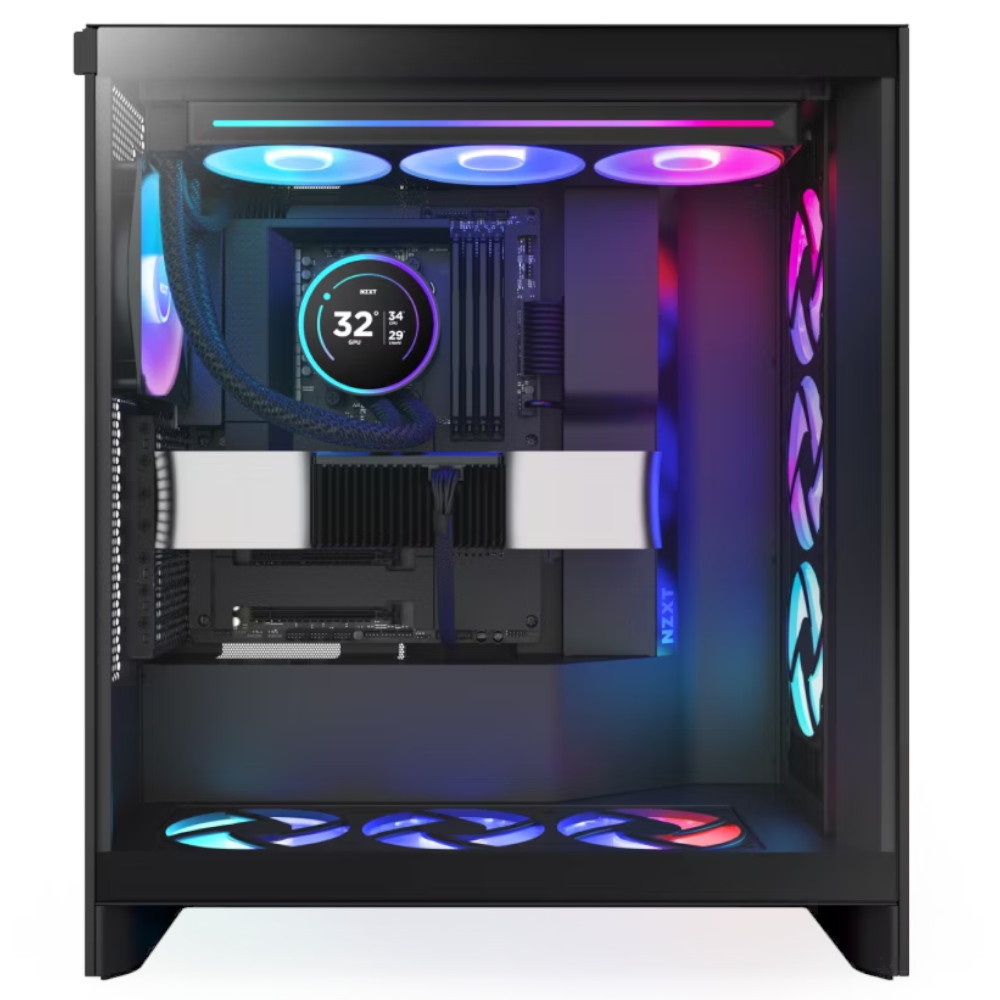 NZXT - NZXT Kraken 360 Elite V2 Black RGB AIO CPU Water Cooler - 360mm