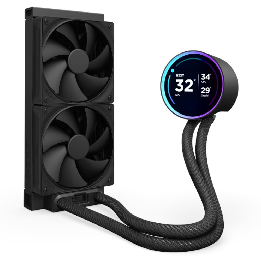 NZXT Kraken 240 Elite V2 Black AIO CPU Water Cooler - 240mm