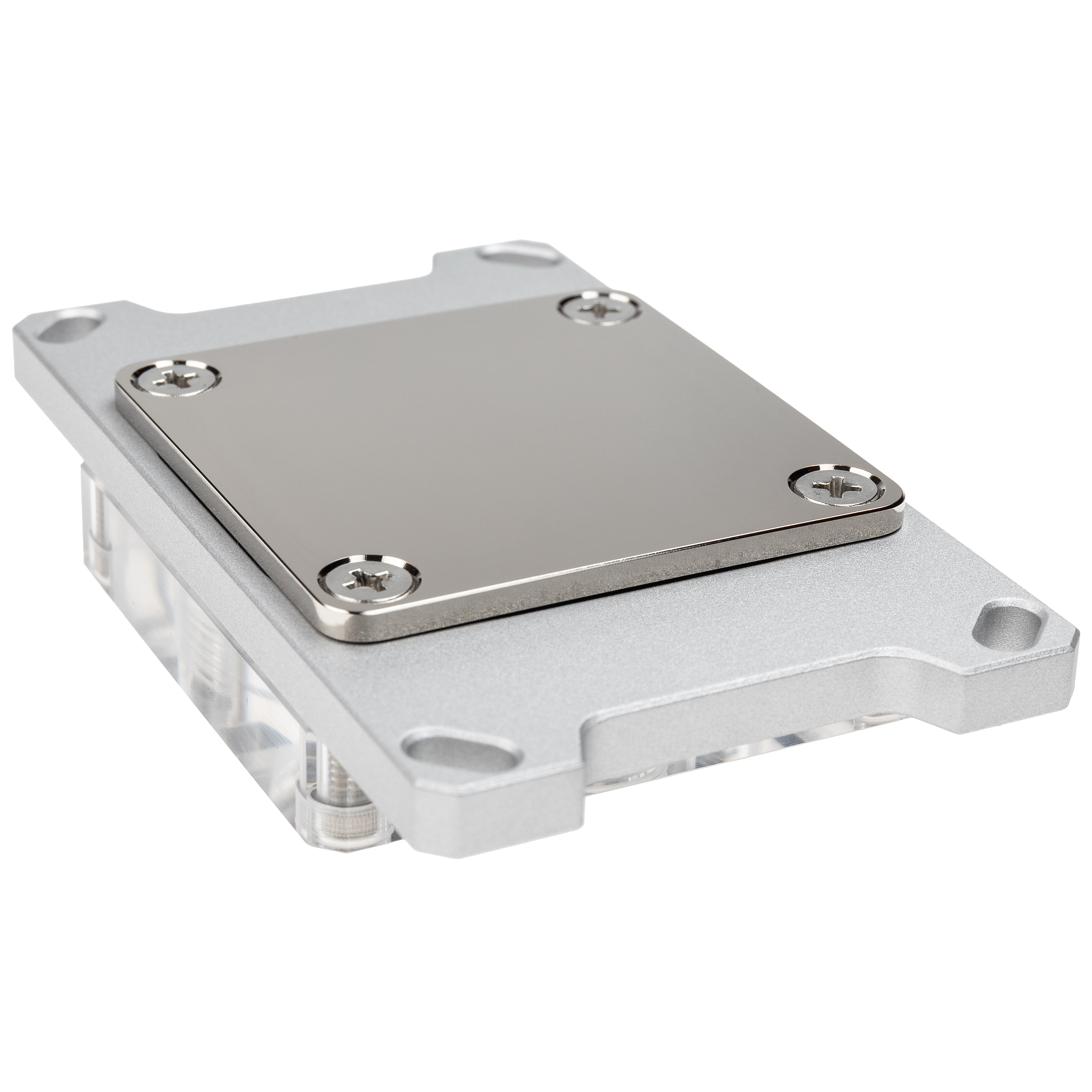 Optimus - Optimus Foundation AM4/AM5 CPU Water Block - Silver / Nickel