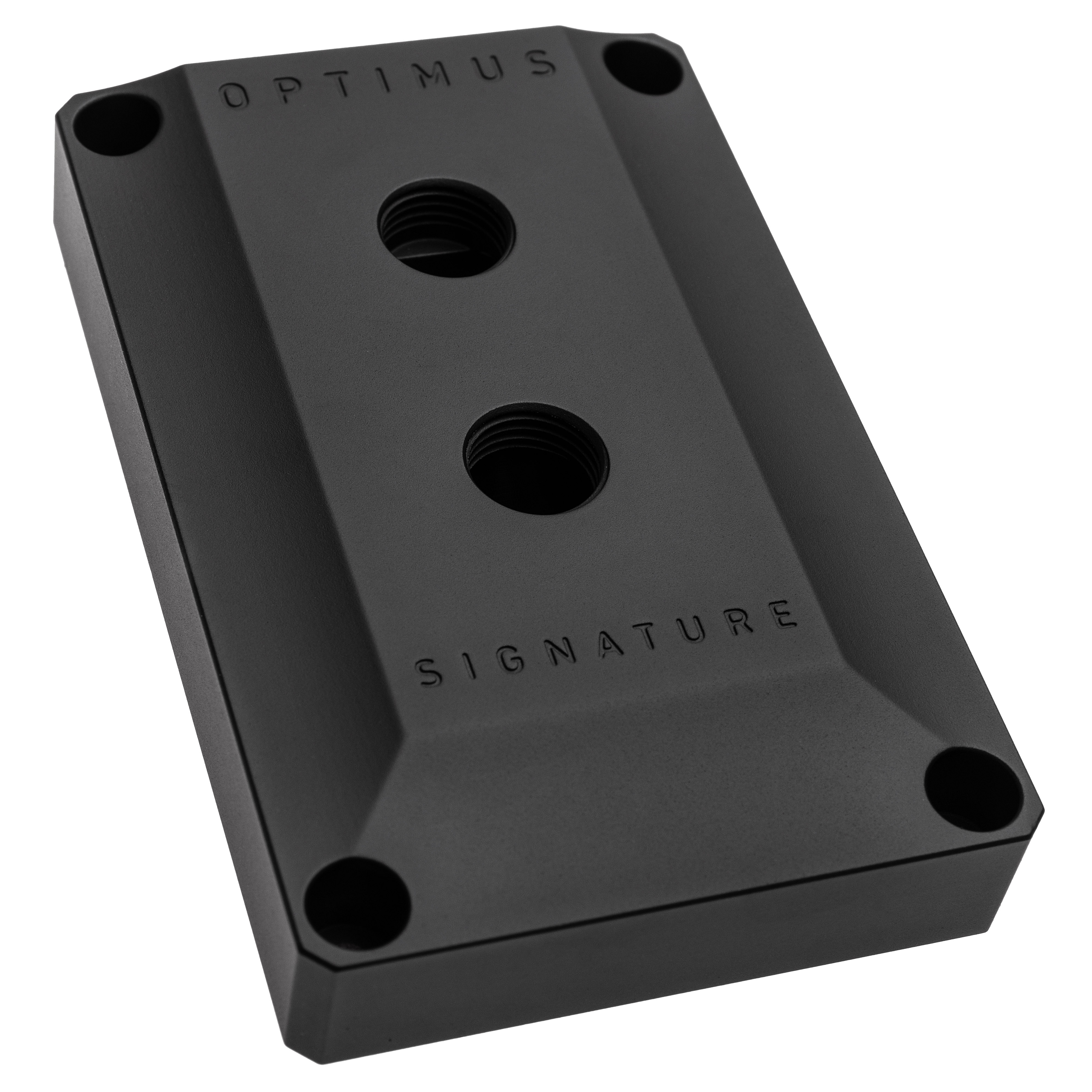 Optimus Signature V3 AMD Black Ceramic CPU Water Block - Nickel Cold Plate