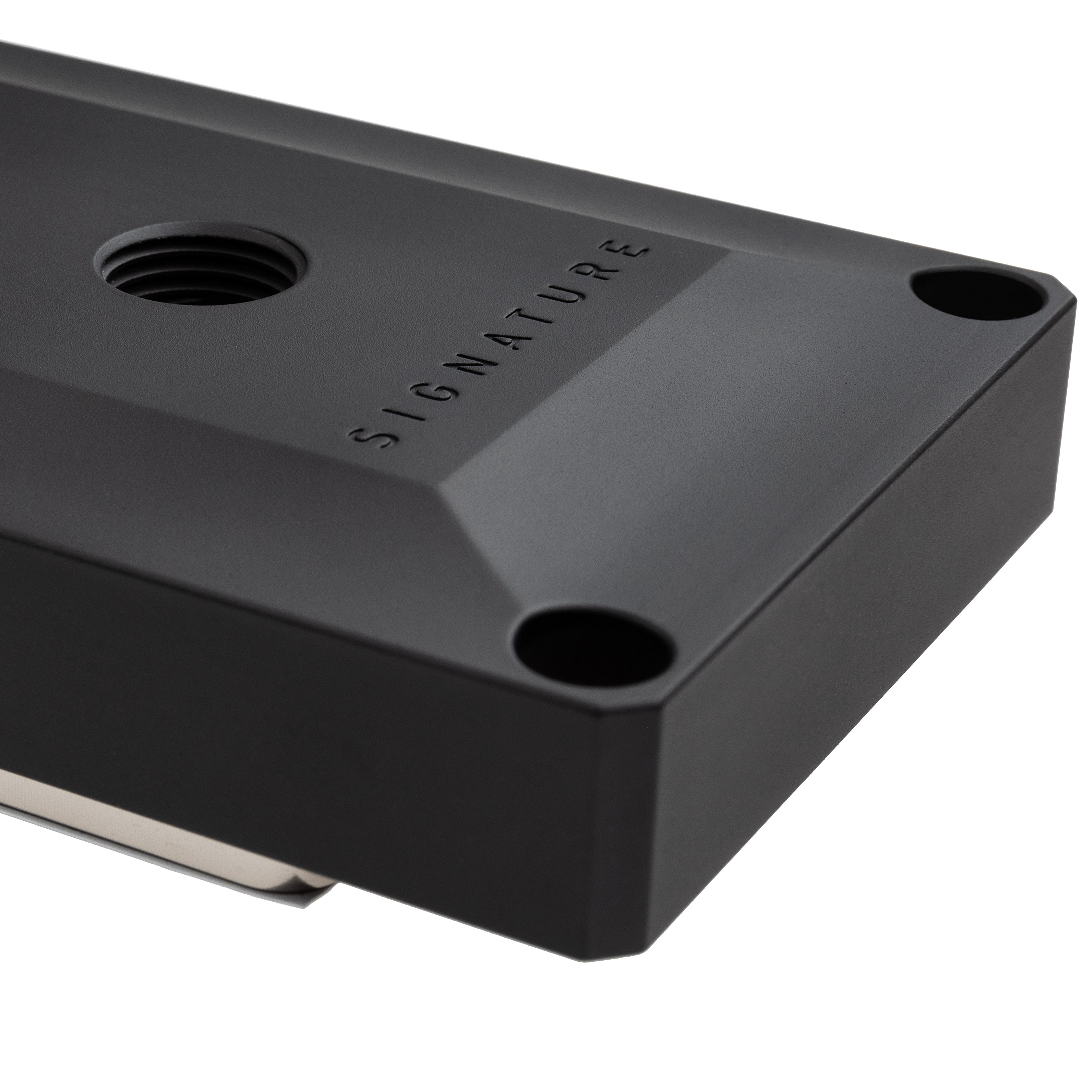 Optimus - Optimus Signature V3 AMD Black Ceramic CPU Water Block - Nickel Cold Plate