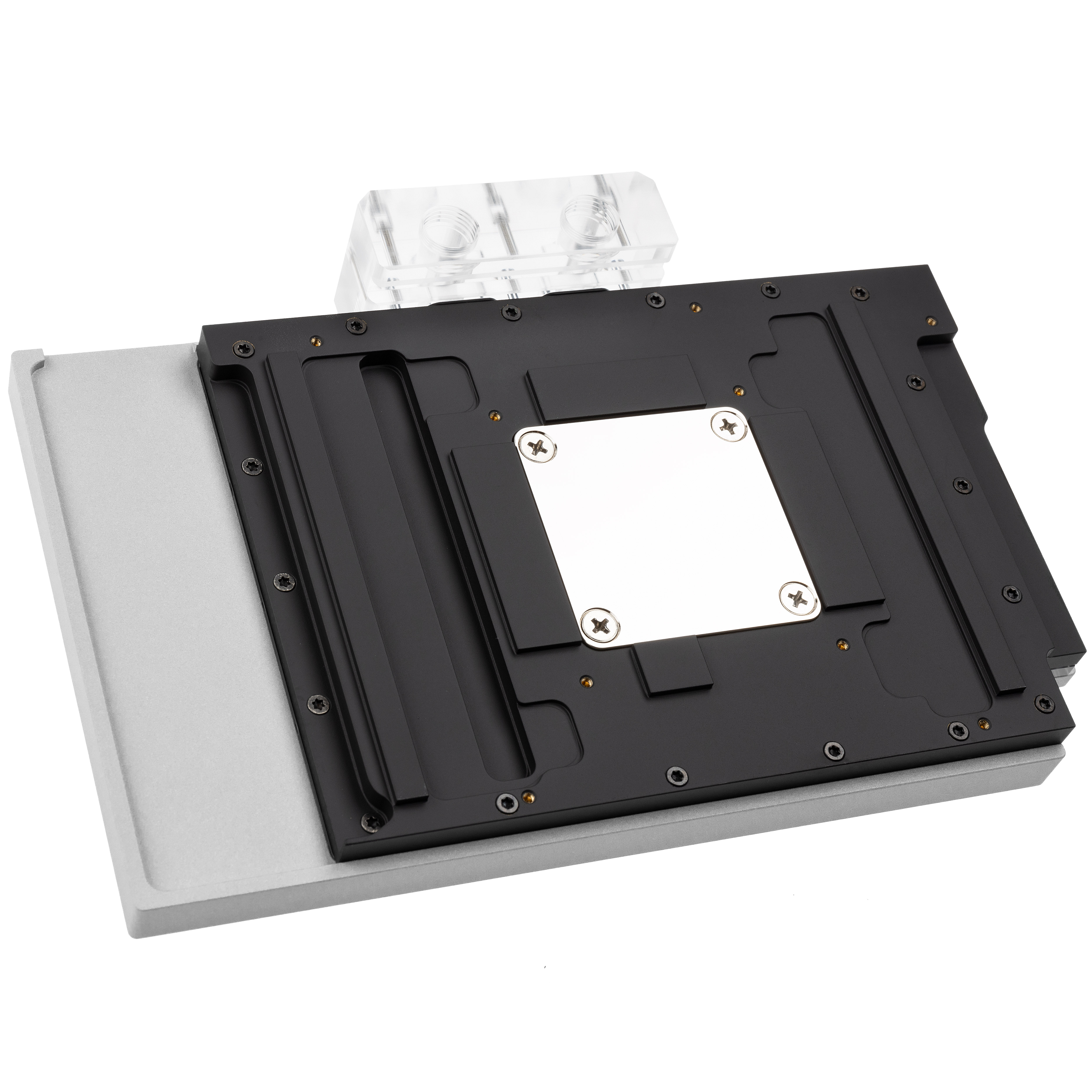 Optimus - Optimus Signature 4090 Strix/TUF Rev2 Satin Silver Ceramic Graphics Card Water Block