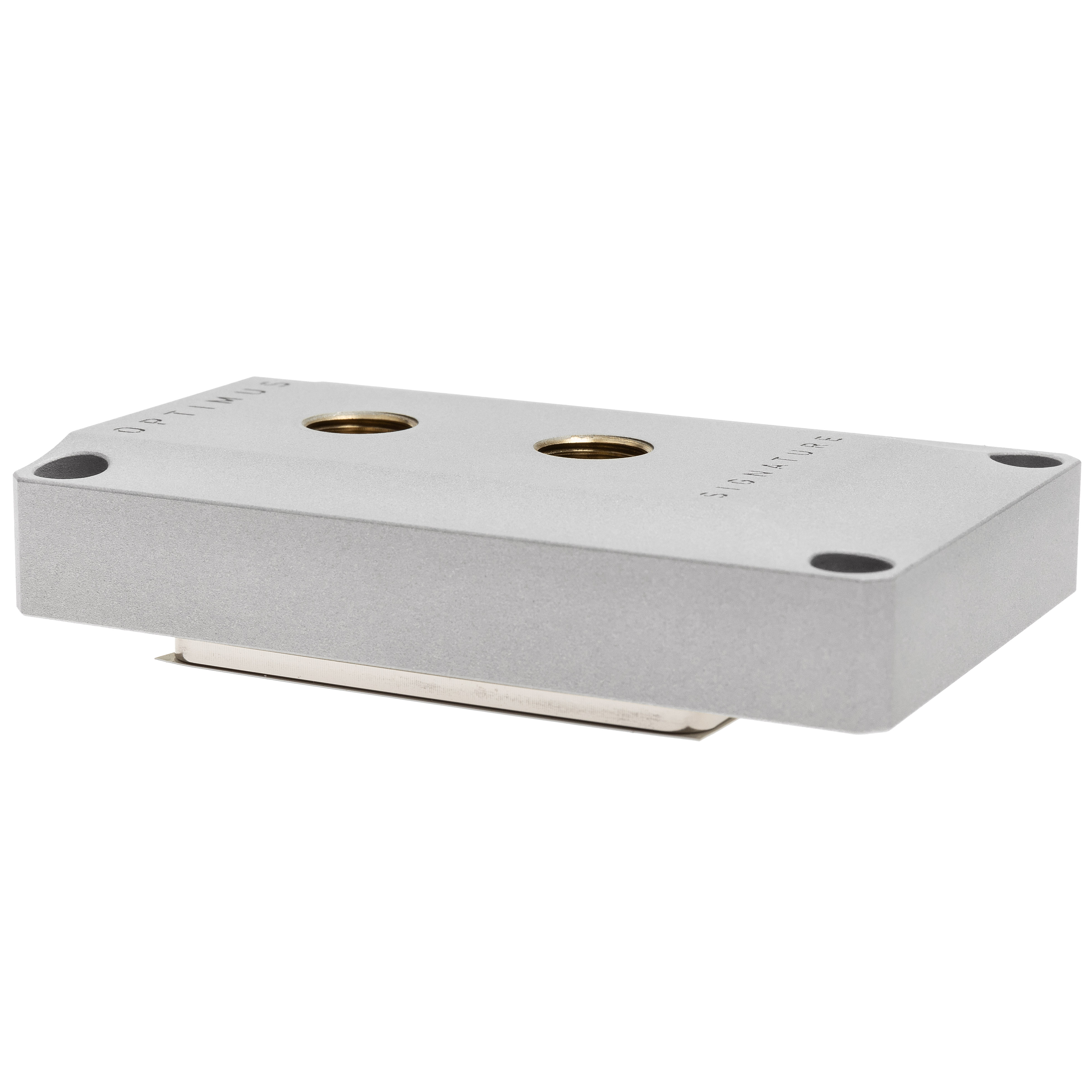 Optimus - Optimus Signature V3 AMD Silver Ceramic CPU Water Block - Nickel Cold Plate