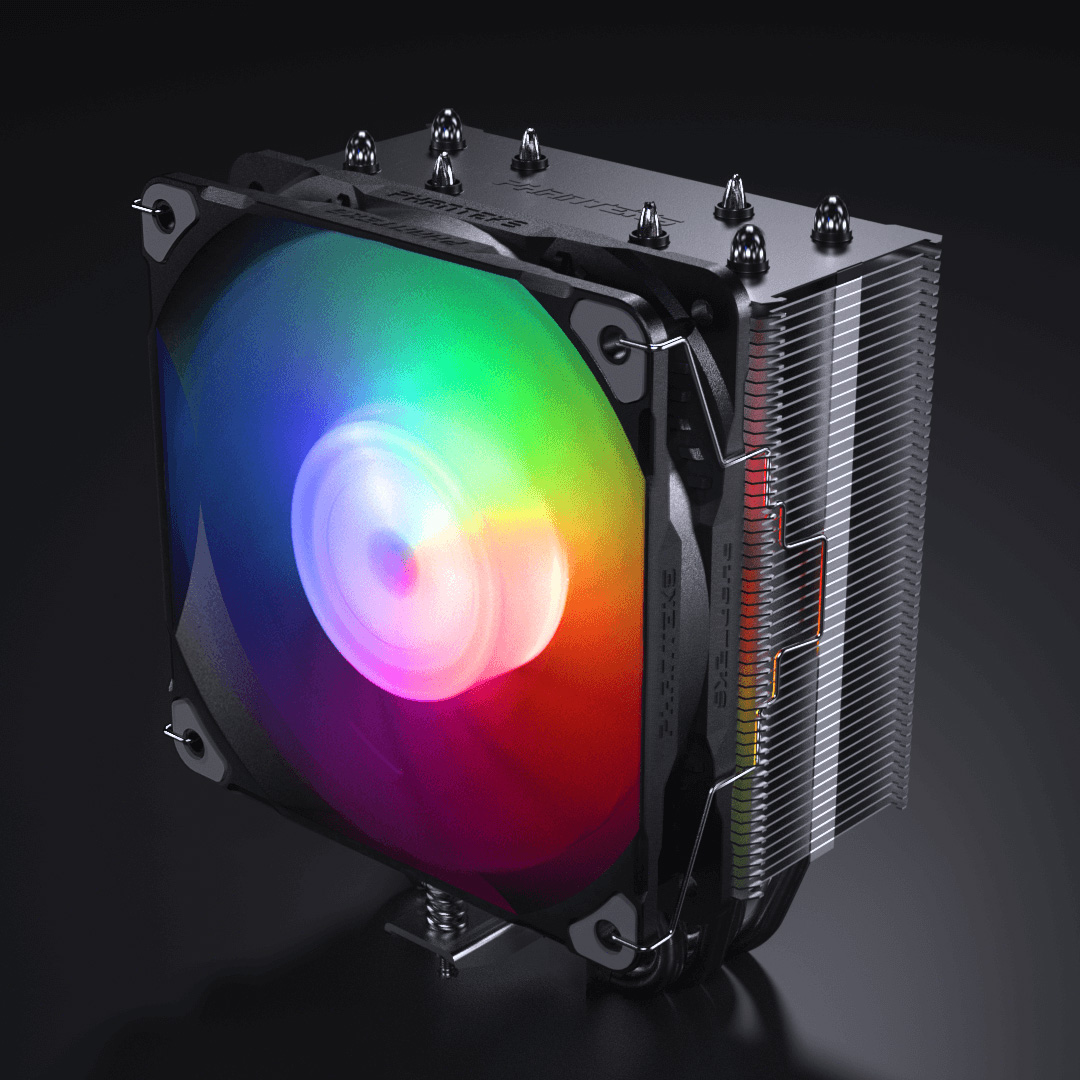 Phanteks - Phanteks POLAR ST4-120 D-RGB CPU Cooler - 120mm