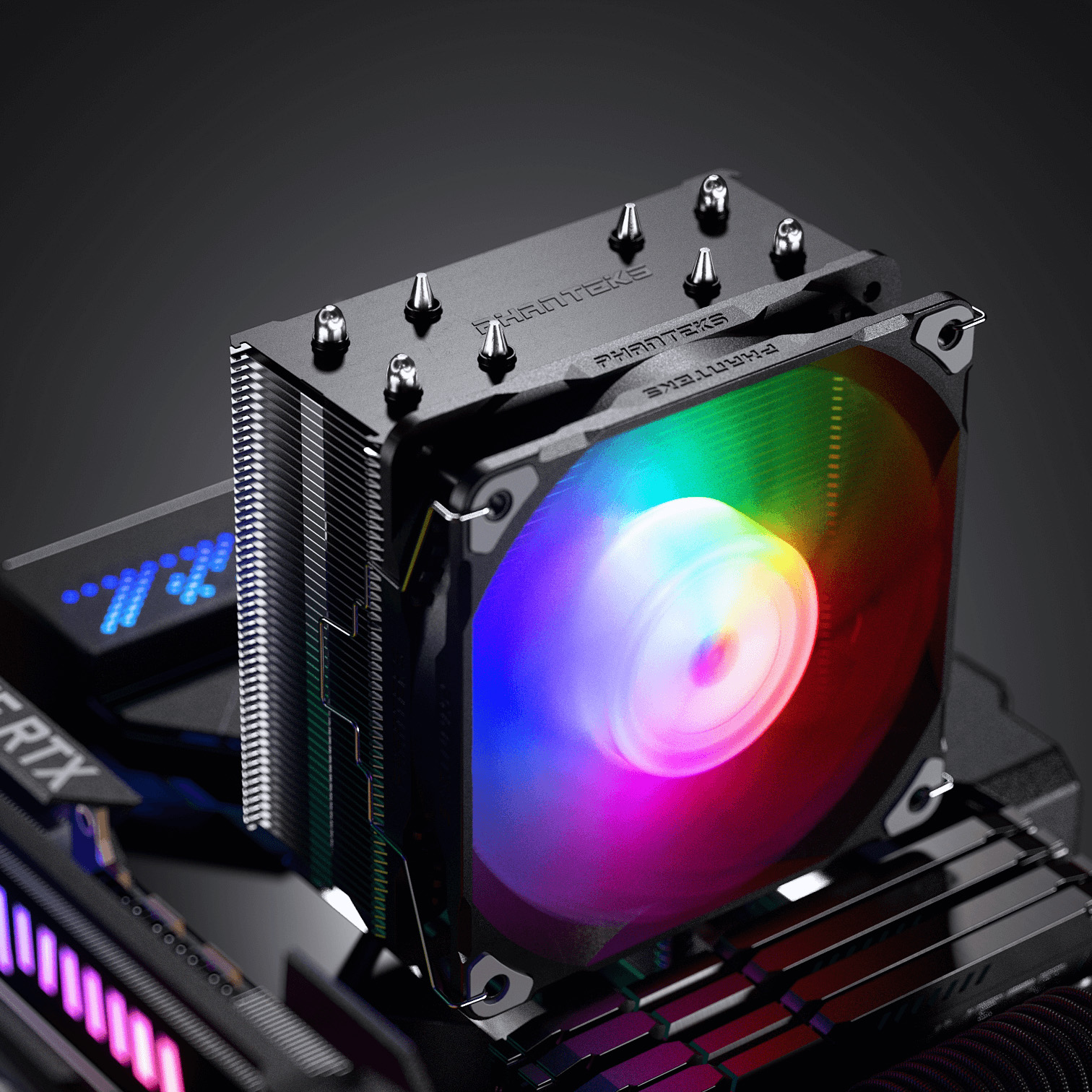 Phanteks - Phanteks POLAR ST4-120 D-RGB CPU Cooler - 120mm