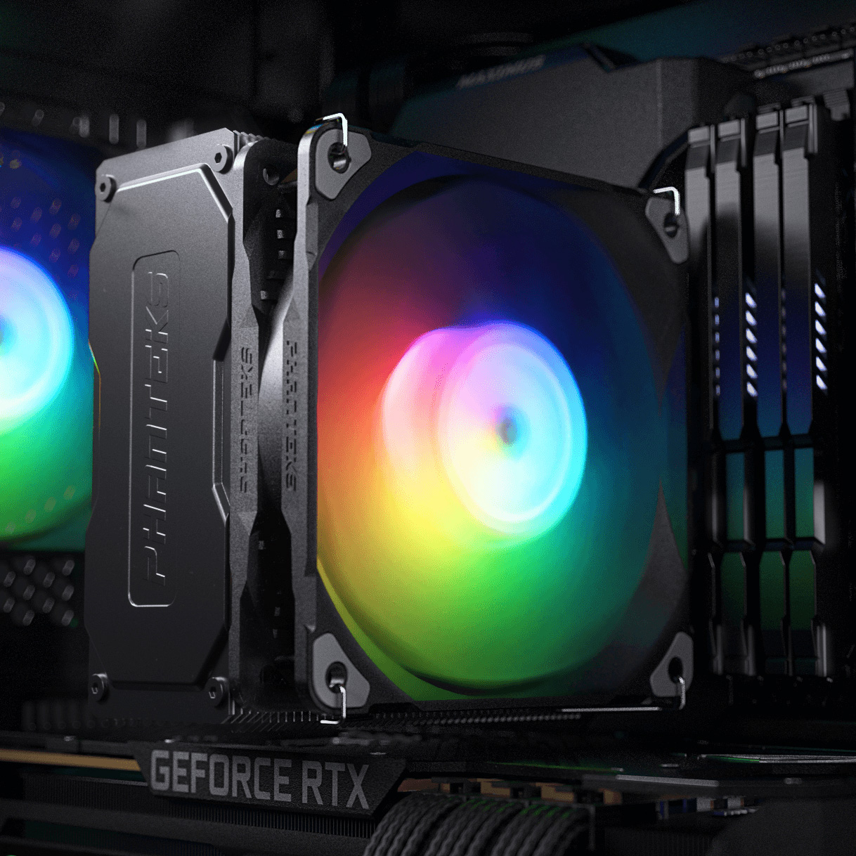 Phanteks - Phanteks POLAR ST5-120 D-RGB Black CPU Cooler - 120mm