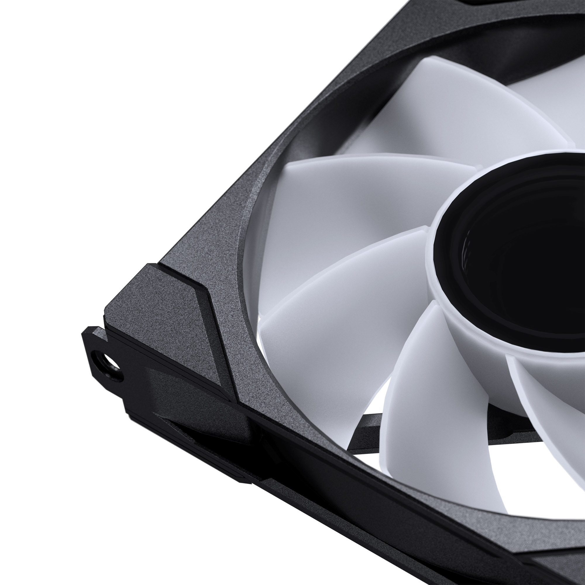 Phanteks - Phanteks M25 Gen2 120mm Reversed Airflow DRGB PWM Fan - Black