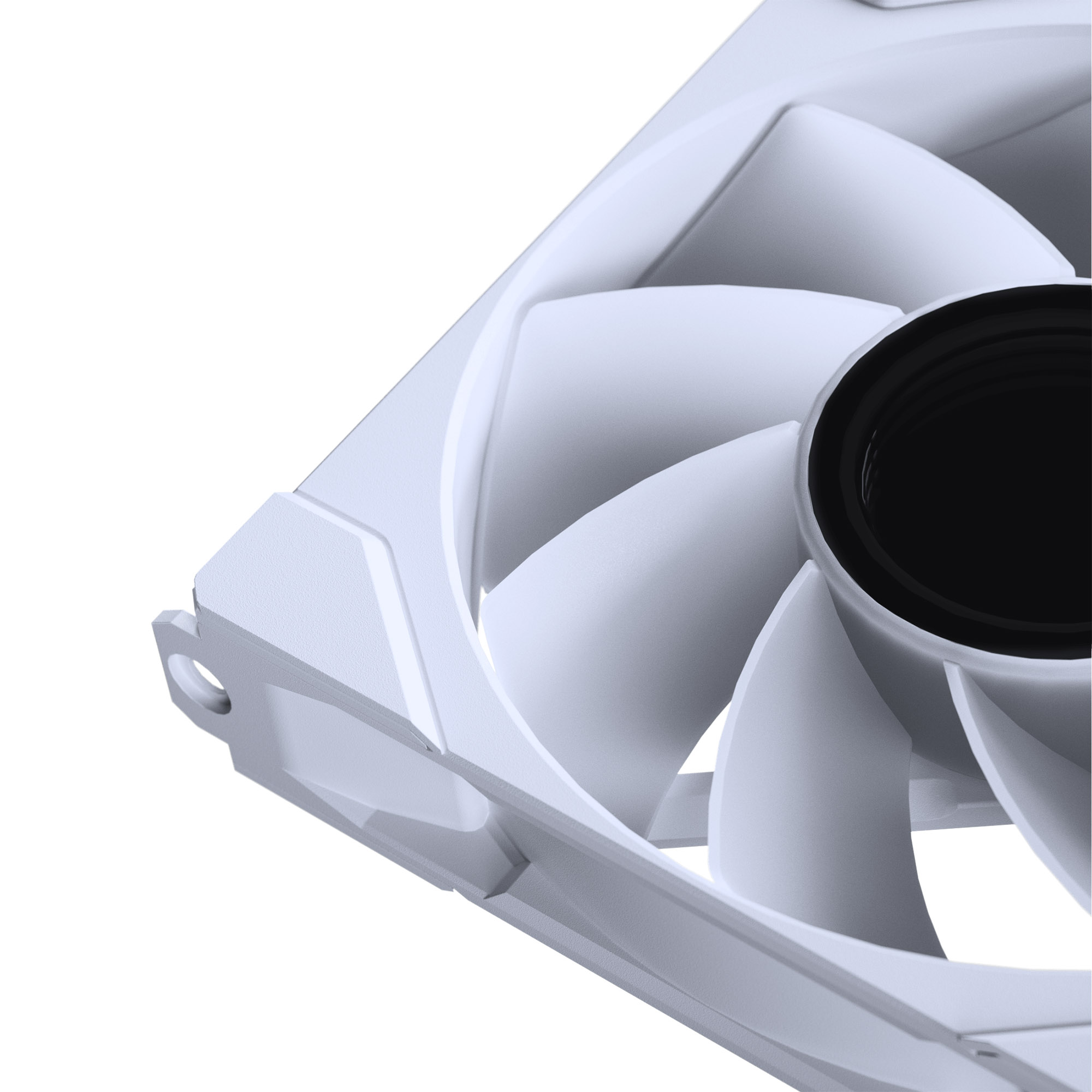 Phanteks - Phanteks M25 Gen2 120mm Reversed Airflow DRGB PWM Fan - White