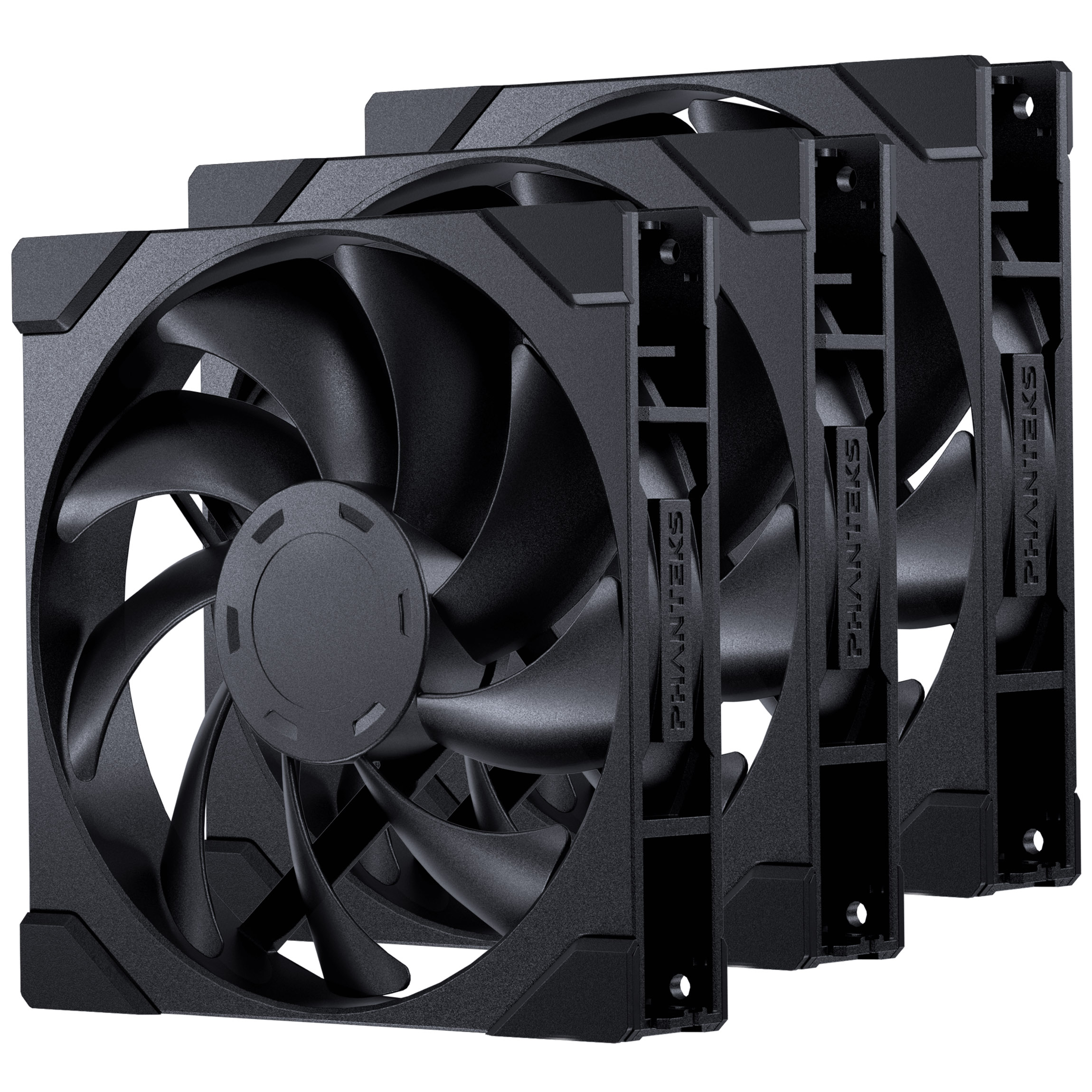 Phanteks M25 Gen2 140mm High-Airflow PWM Triple Fan Pack - Black