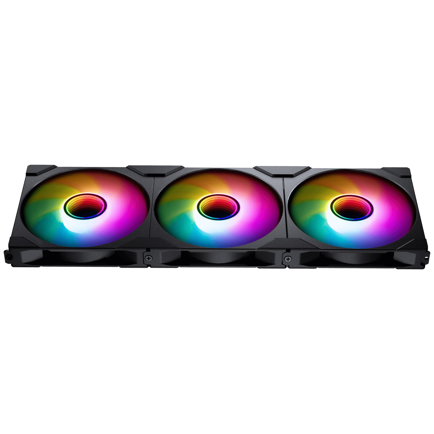 Phanteks - Phanteks M25 Gen2 140mm DRGB Reverse Airflow PWM Triple Fan Pack- Black