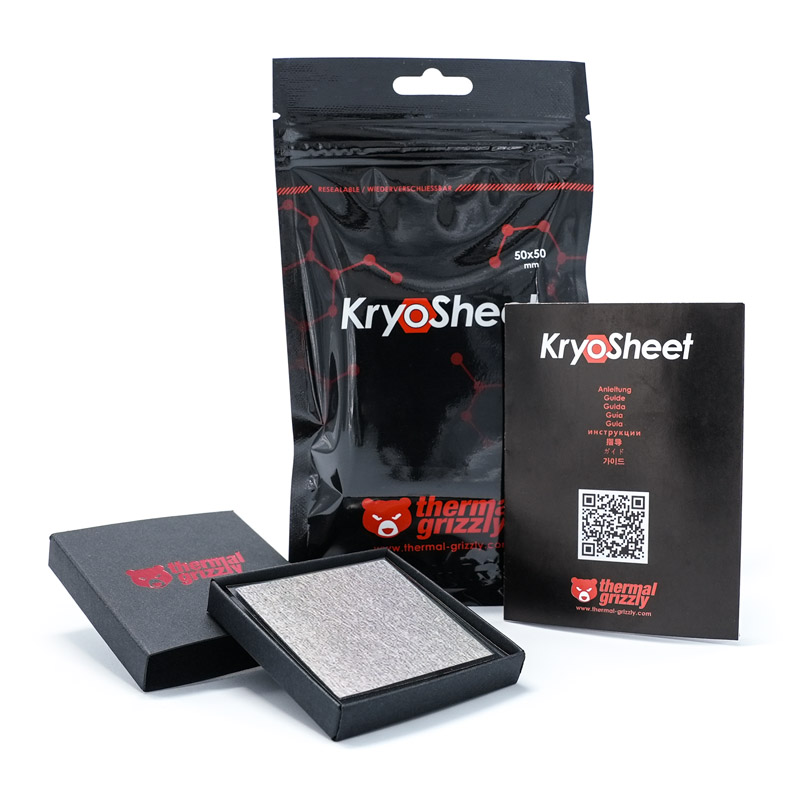 Thermal Grizzly - Thermal Grizzly KryoSheet Thermal Pad - 50 x 50 mm