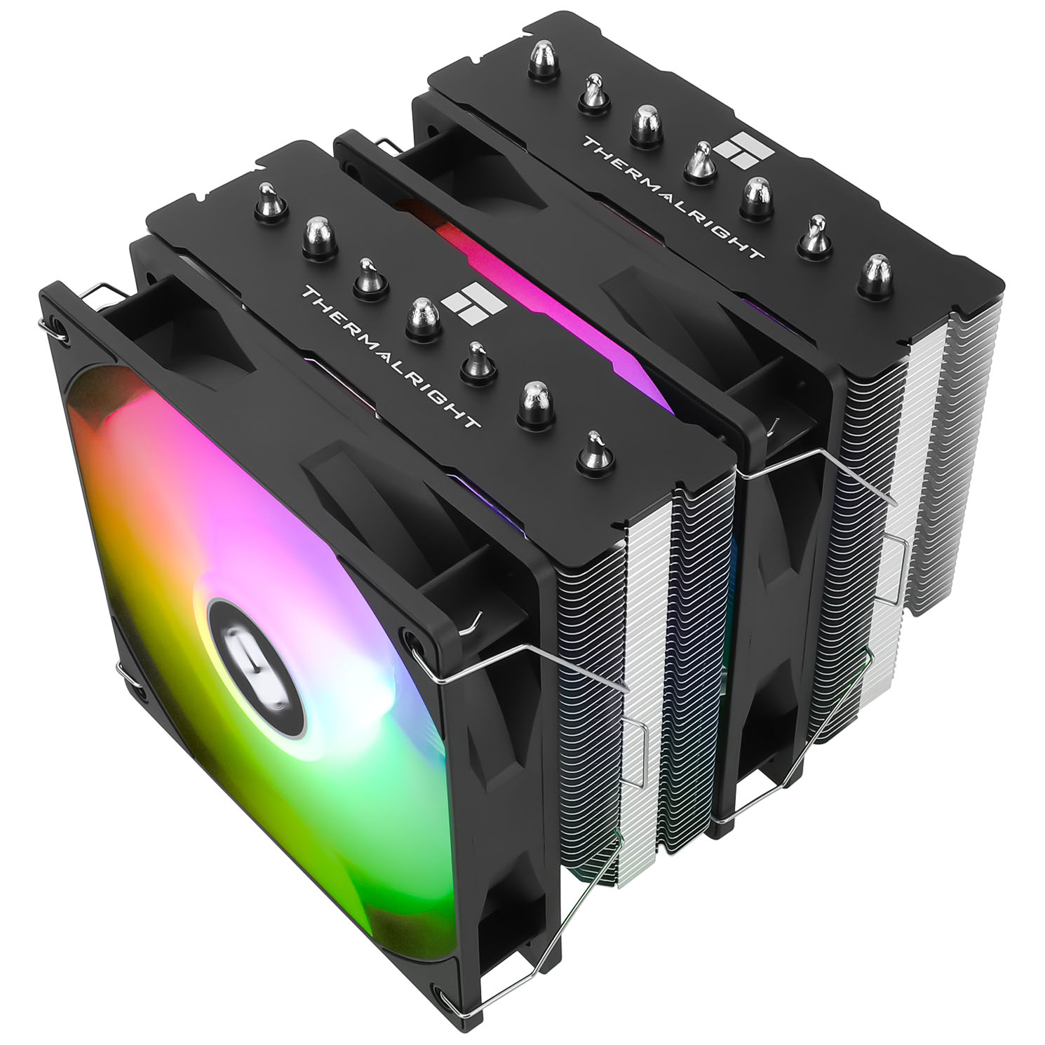 Thermalright - Thermalright Phantom Spirit 120 SE ARGB Dual Tower CPU Cooler - 120mm