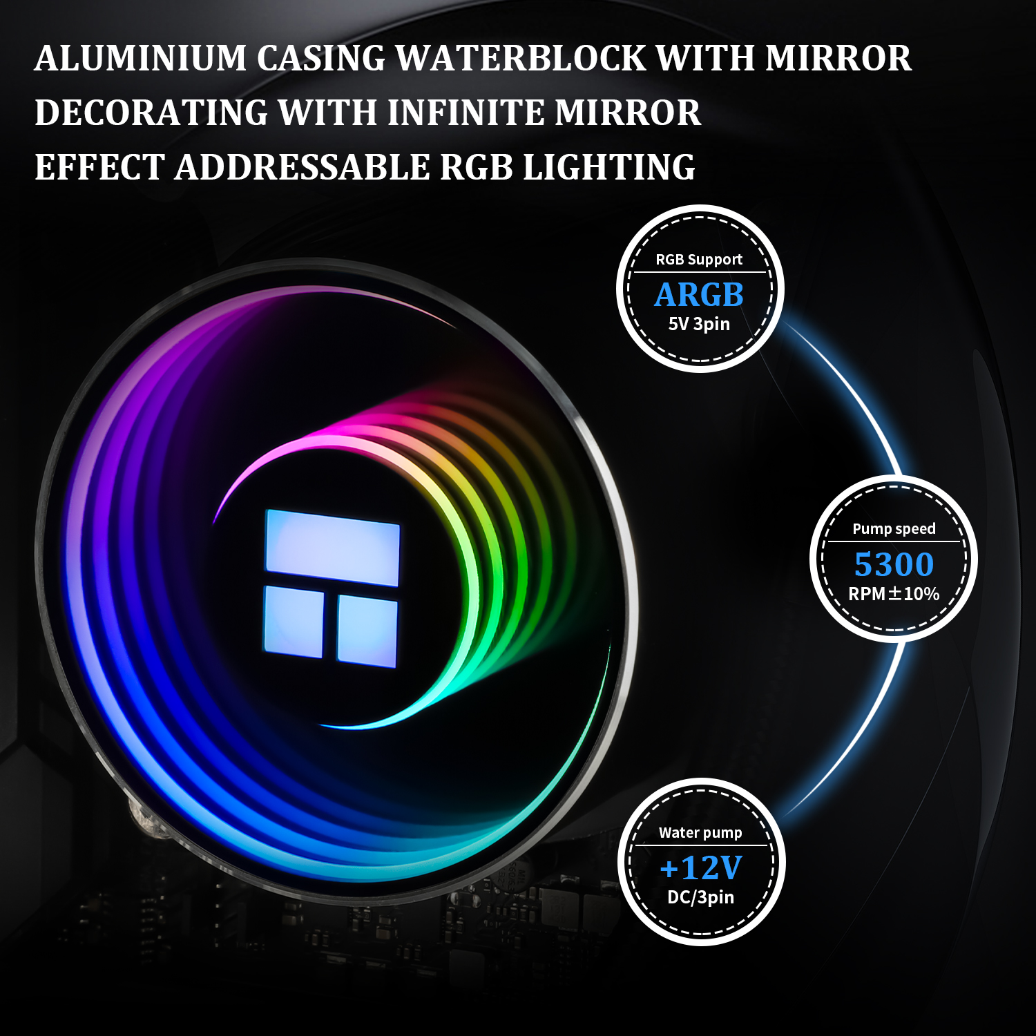 Thermalright - Thermalright Frozen Notte 240 Black ARGB V2 All In One CPU Cooler