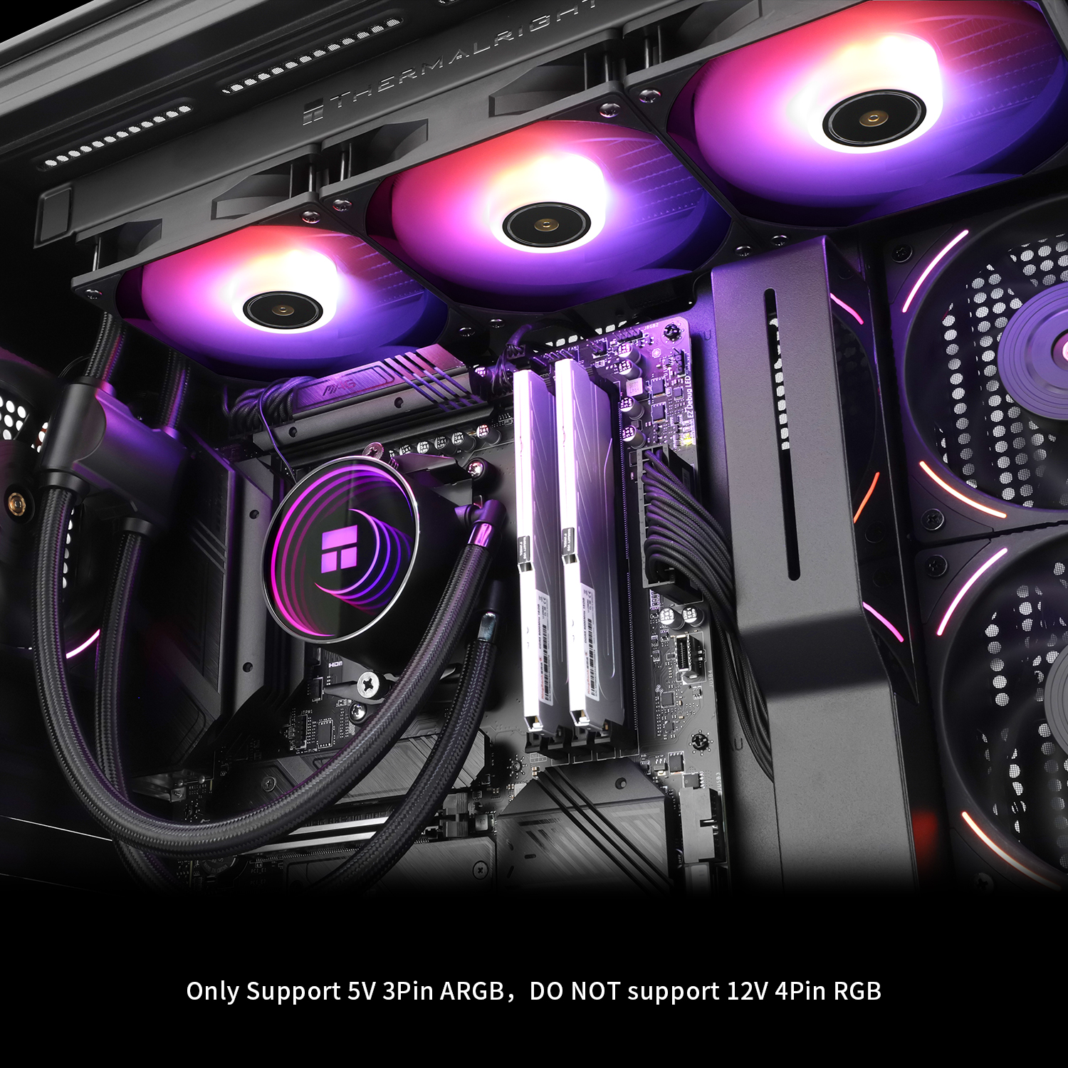 Thermalright - Thermalright Frozen Notte 360 Black ARGB V2 All In One CPU Cooler