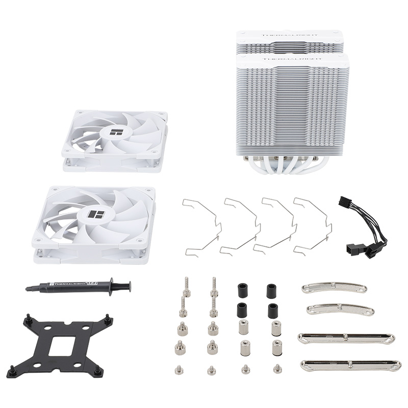 Thermalright - Thermalright Peerless Assassin 120 White Dual Tower CPU Air Cooler