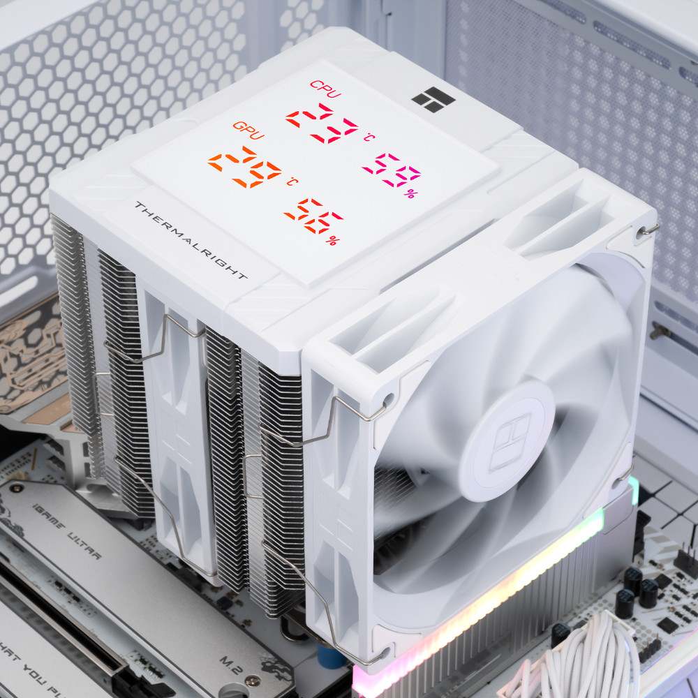 Thermalright - Thermalright Peerless Assassin 120 Digital White CPU Cooler - 120mm