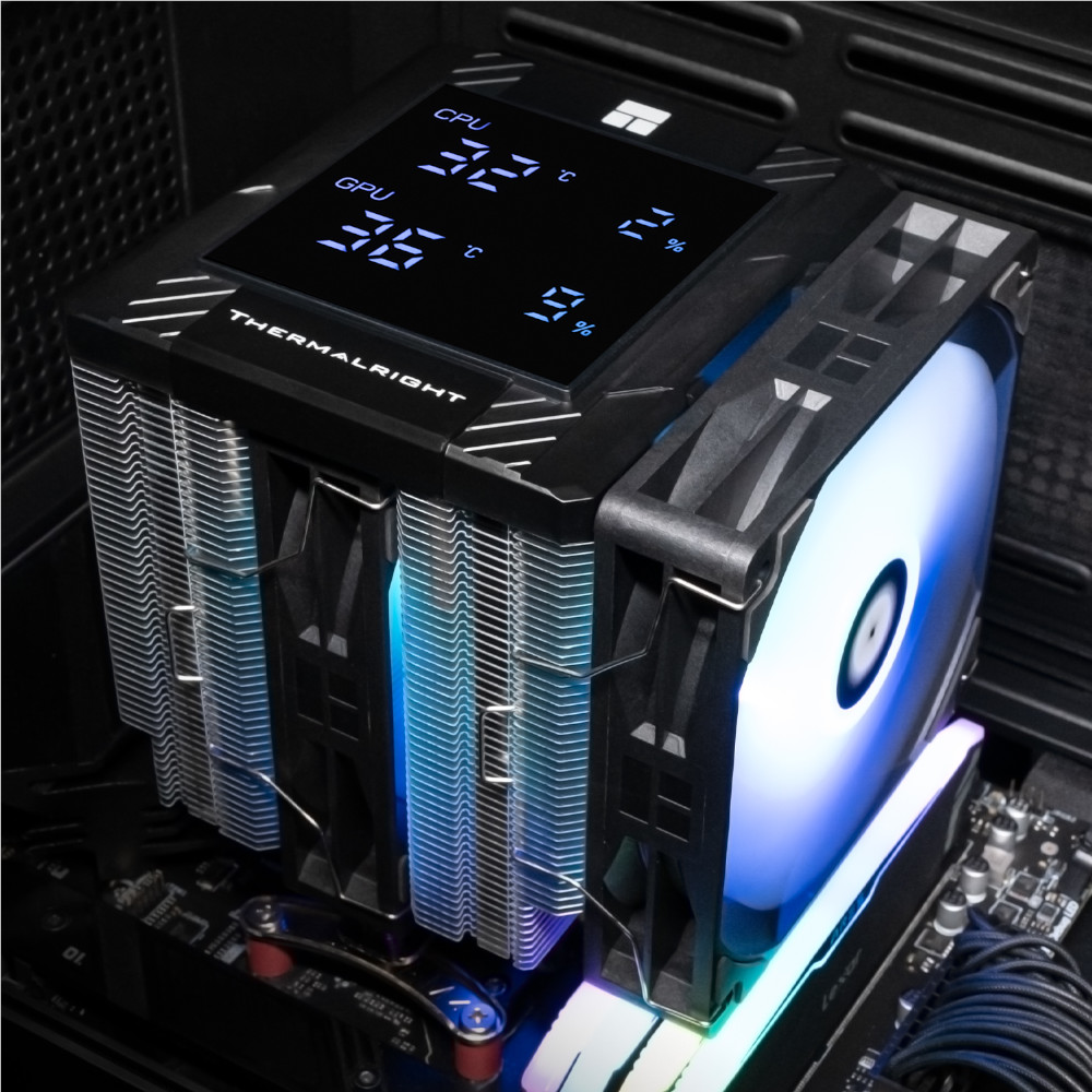 Thermalright - Thermalright Peerless Assassin 120 Digital ARGB Black CPU Cooler - 120mm