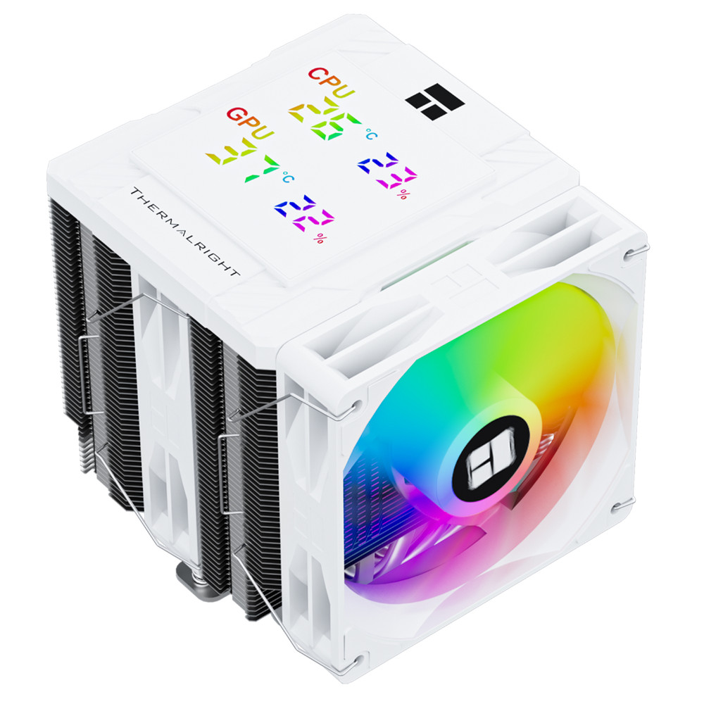 Thermalright - Thermalright Peerless Assassin 120 Digital ARGB White CPU Cooler - 120mm