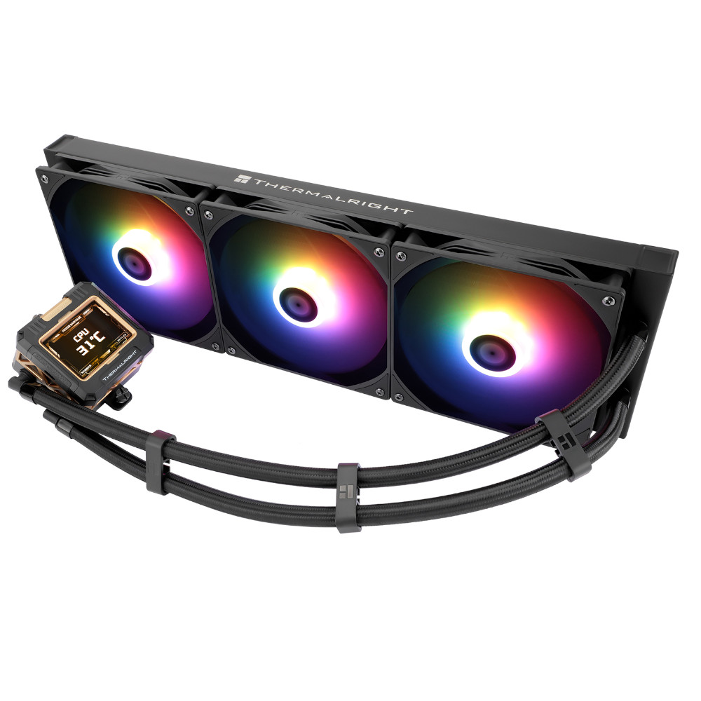 Thermalright - Thermalright Frozen Warframe 420 ARGB Black All In One CPU Cooler - 420mm