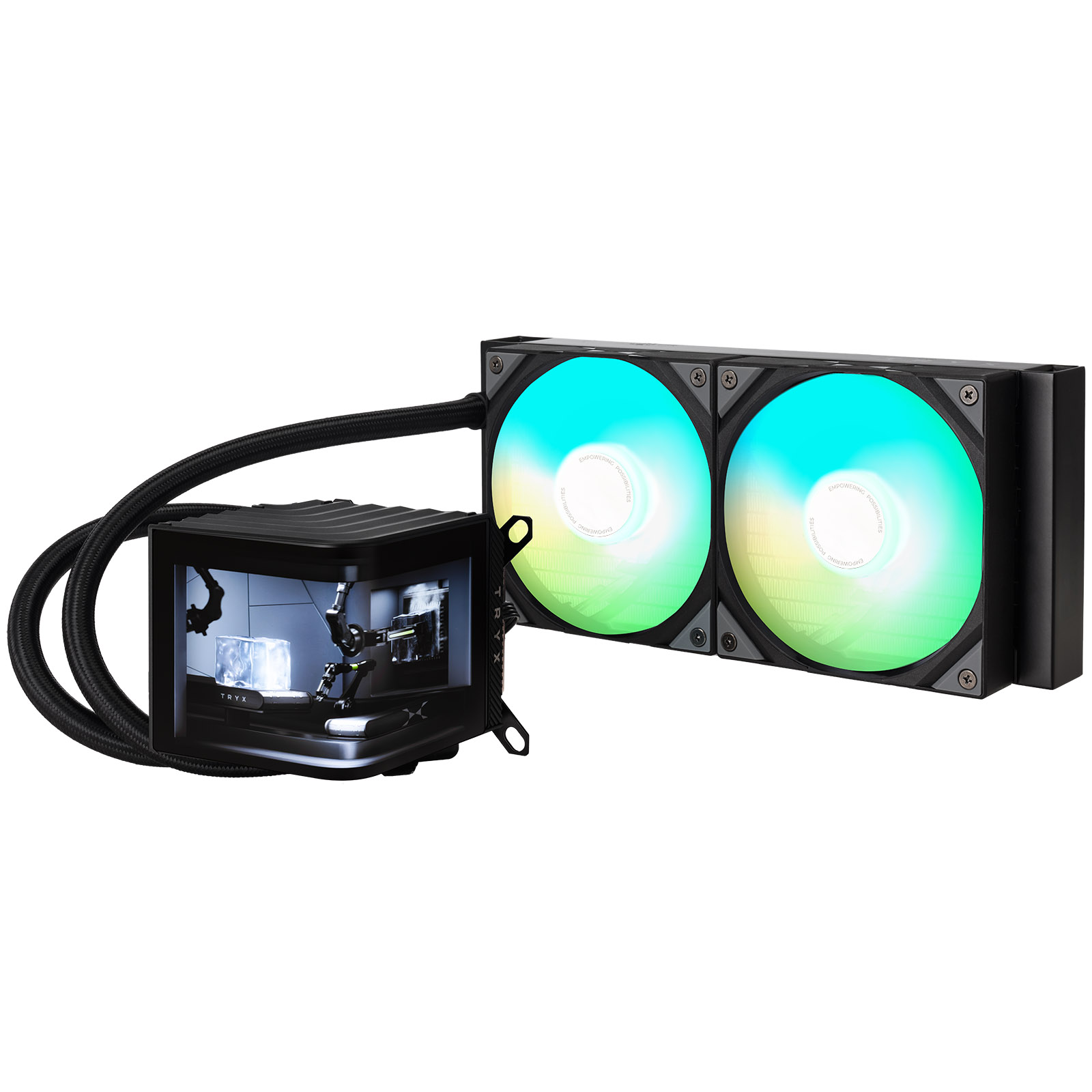 Tryx - TRYX PANORAMA 240mm AIO Liquid Cooler ARGB Black