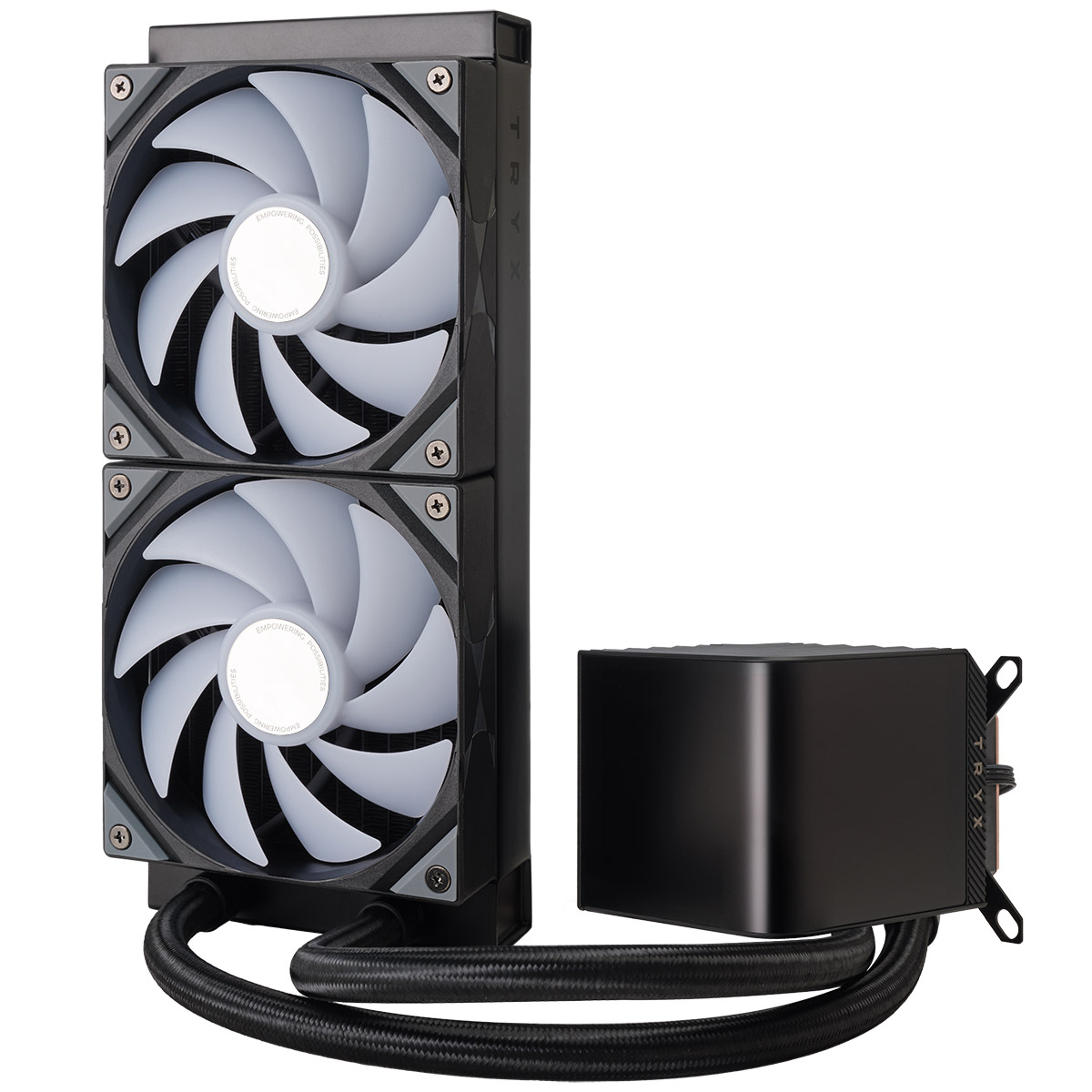 Tryx - TRYX PANORAMA 240mm AIO Liquid Cooler ARGB Black