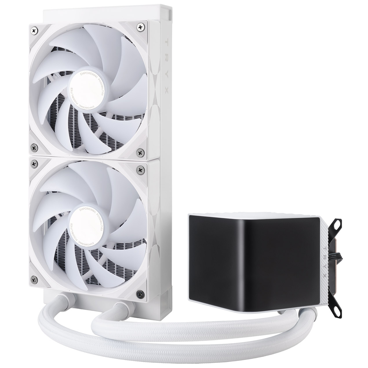 Tryx - TRYX PANORAMA 240mm AIO Liquid Cooler ARGB White