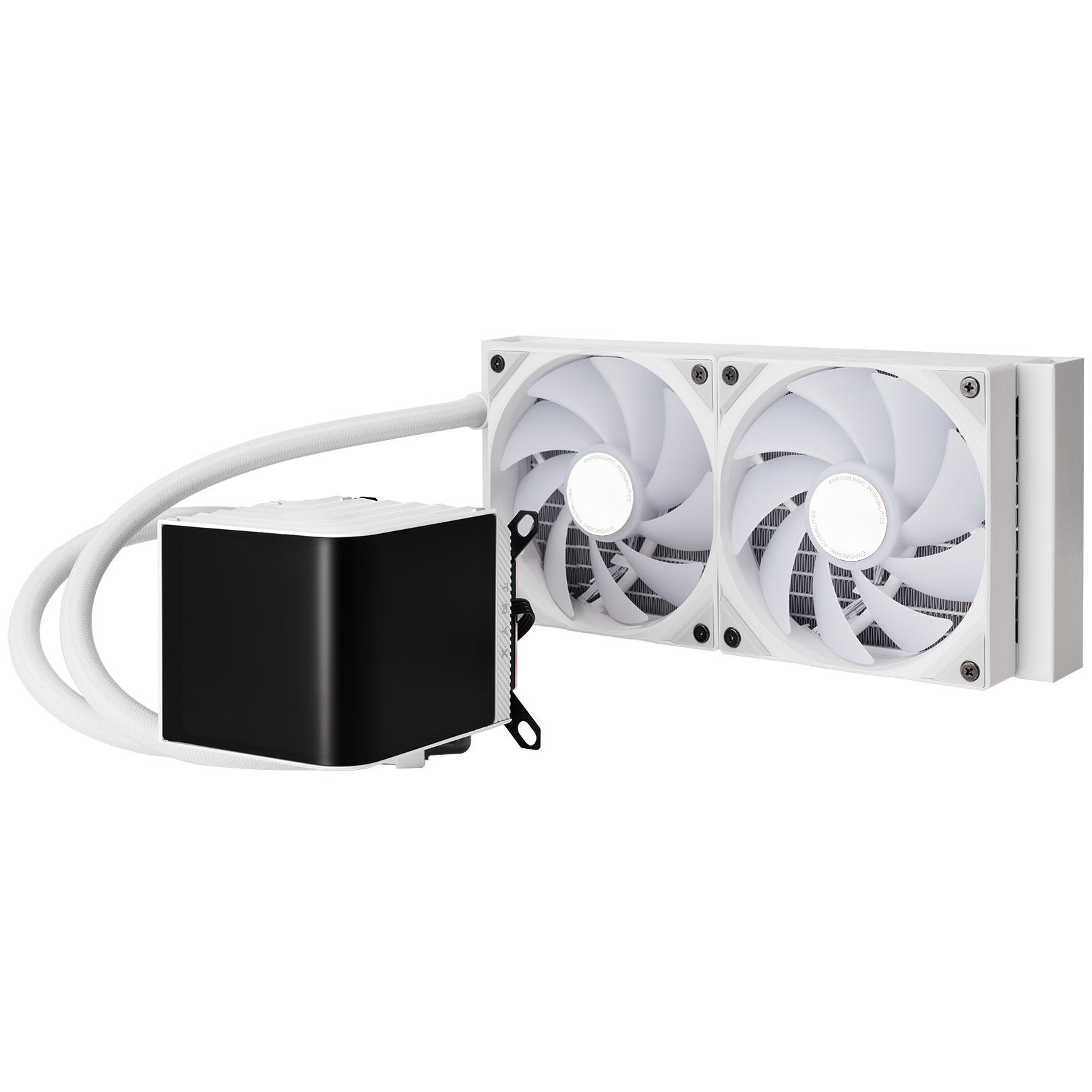 Tryx - TRYX PANORAMA 240mm AIO Liquid Cooler ARGB White