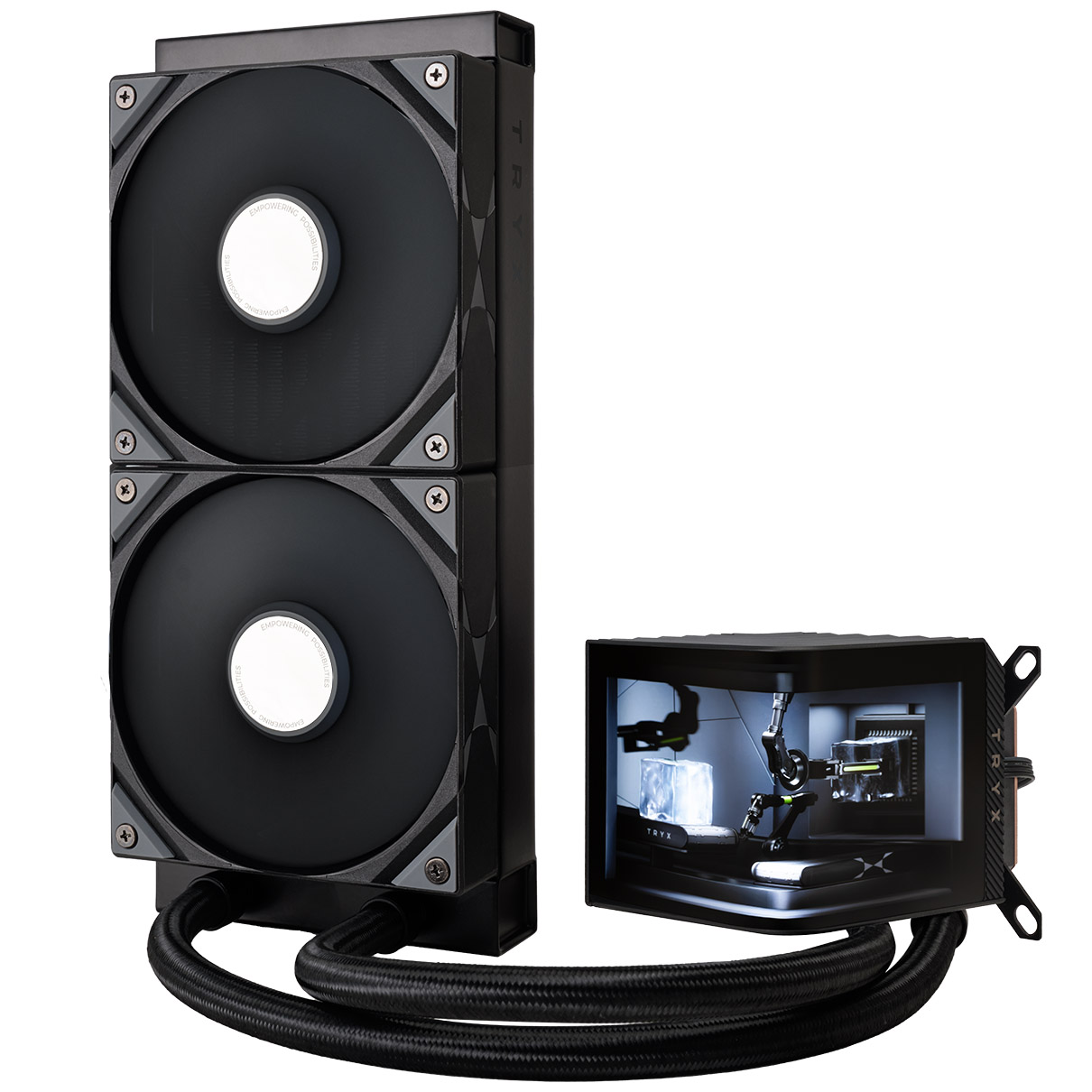 Tryx - TRYX PANORAMA 240mm AIO Liquid Cooler Black