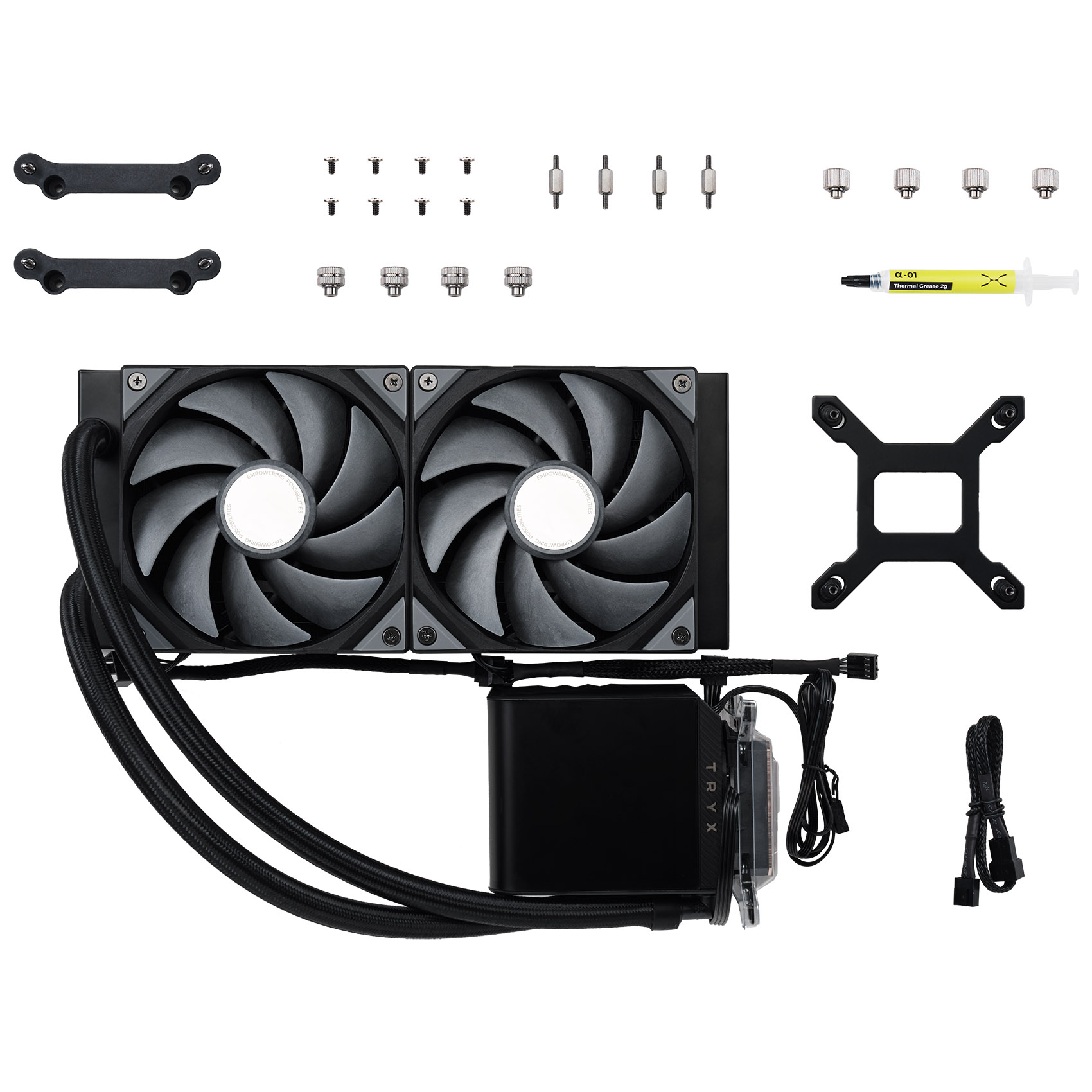 Tryx - TRYX PANORAMA 240mm AIO Liquid Cooler Black