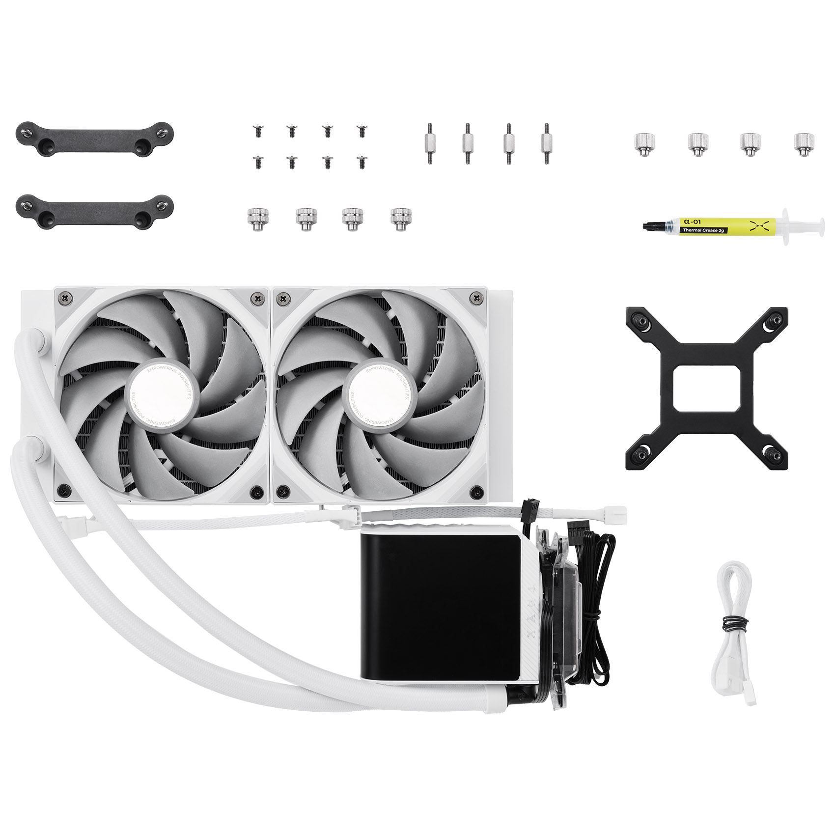 Tryx - TRYX PANORAMA 240mm AIO Liquid Cooler White