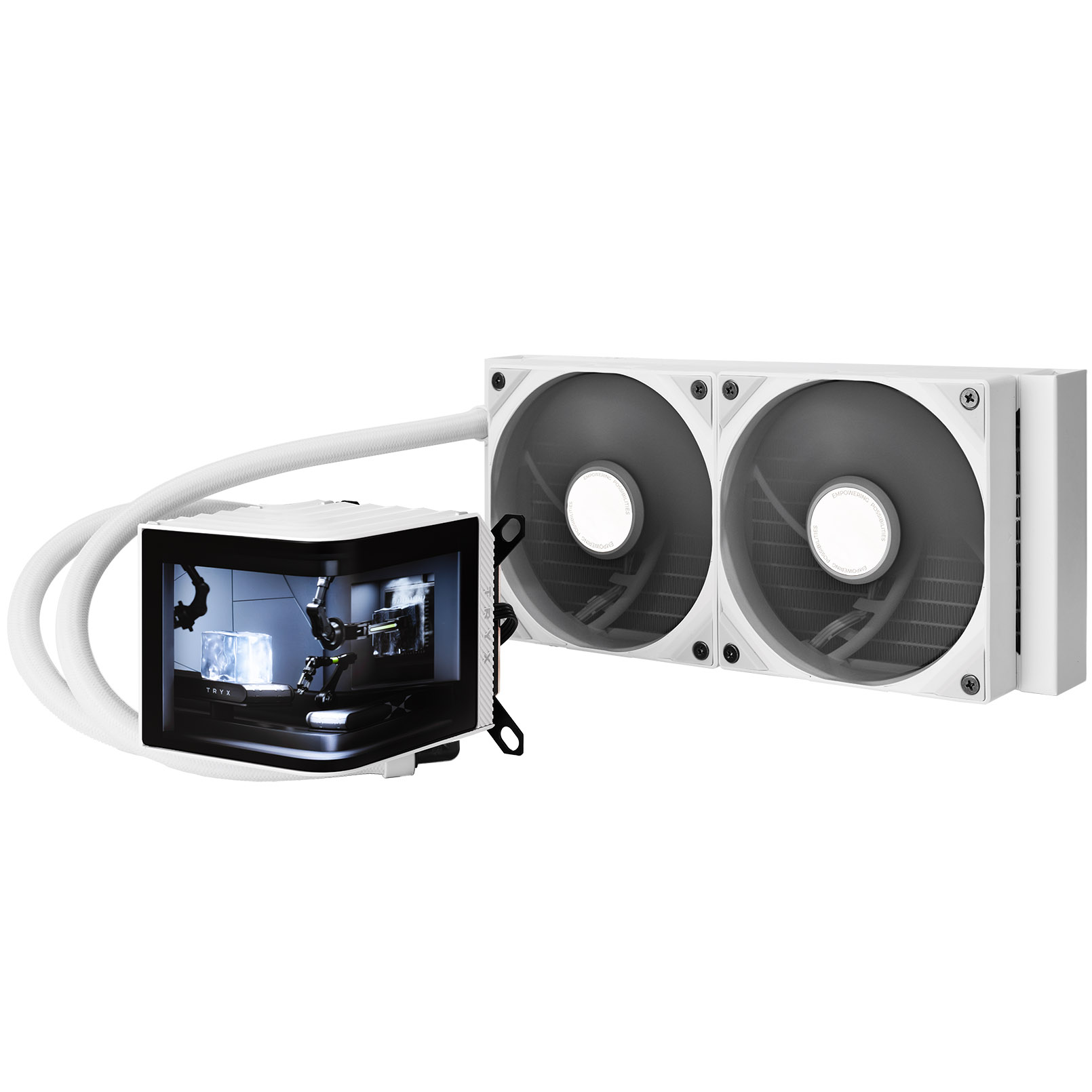 Tryx - TRYX PANORAMA 240mm AIO Liquid Cooler White