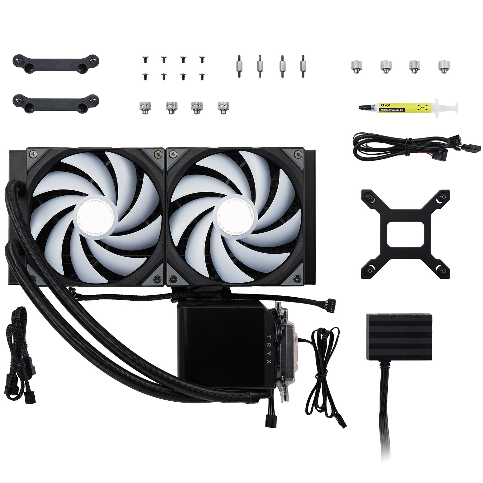 Tryx - TRYX PANORAMA 280mm AIO Liquid Cooler ARGB Black