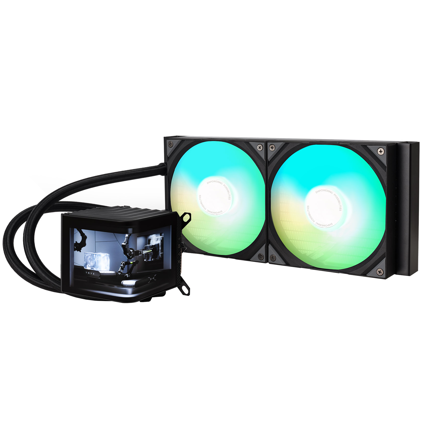 Tryx - TRYX PANORAMA 280mm AIO Liquid Cooler ARGB Black