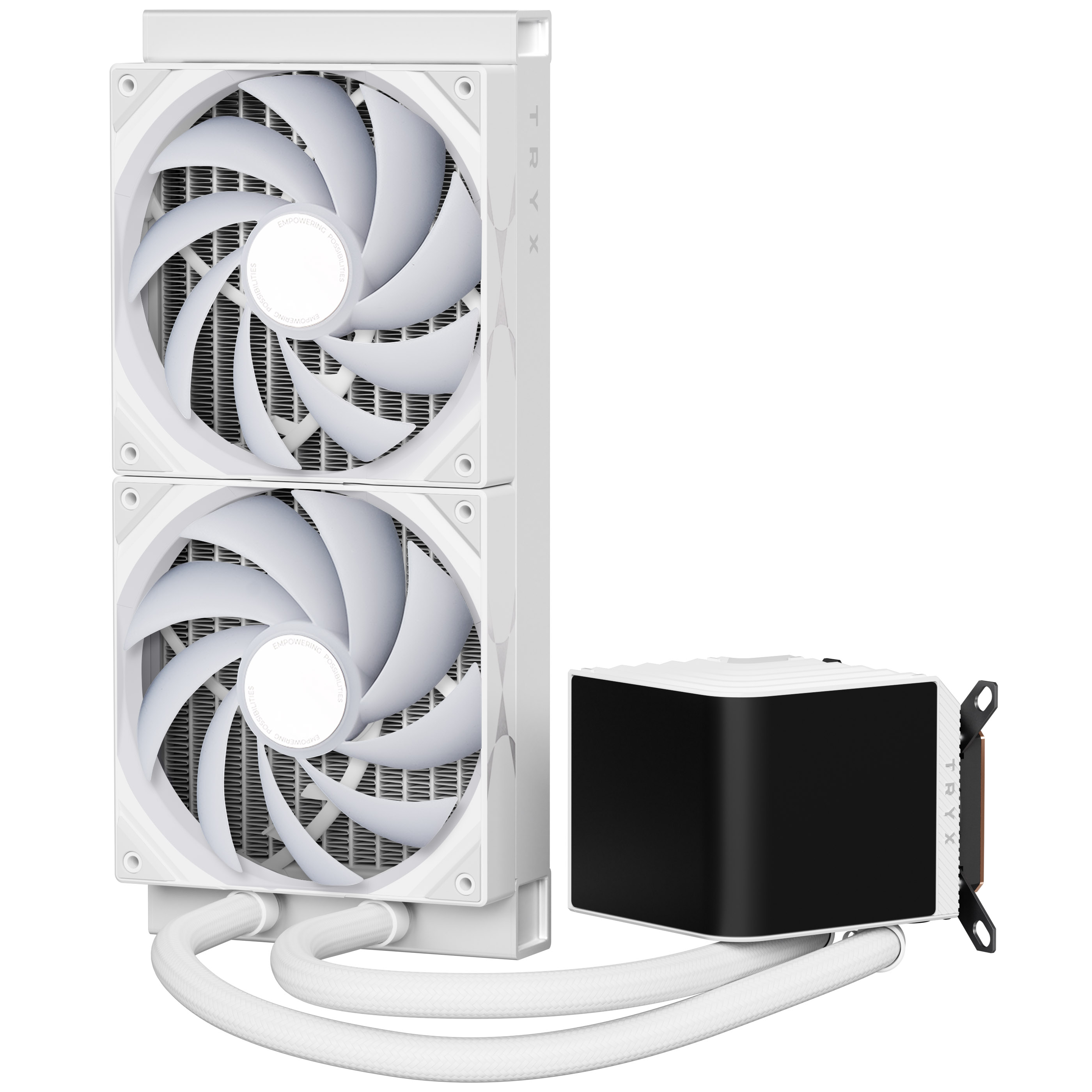 Tryx - TRYX PANORAMA 280mm AIO Liquid Cooler ARGB White