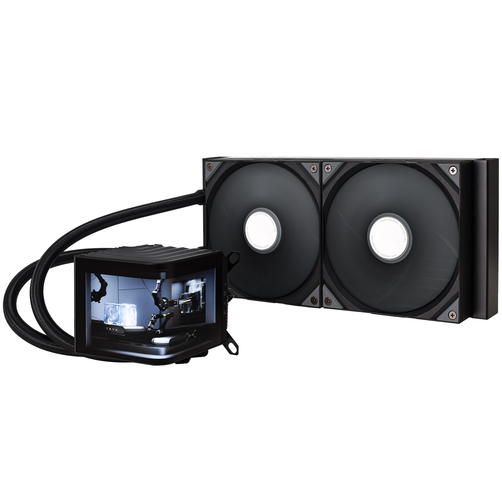 Tryx - TRYX PANORAMA 280mm AIO Liquid Cooler Black