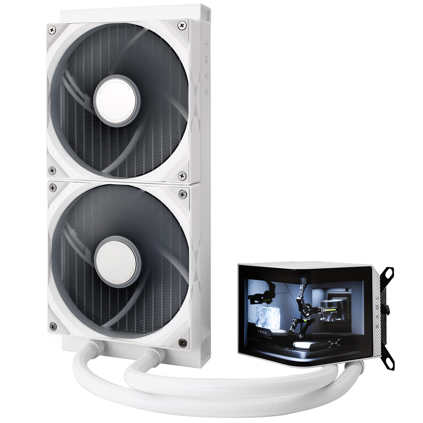 Tryx - TRYX PANORAMA 280mm AIO Liquid Cooler White