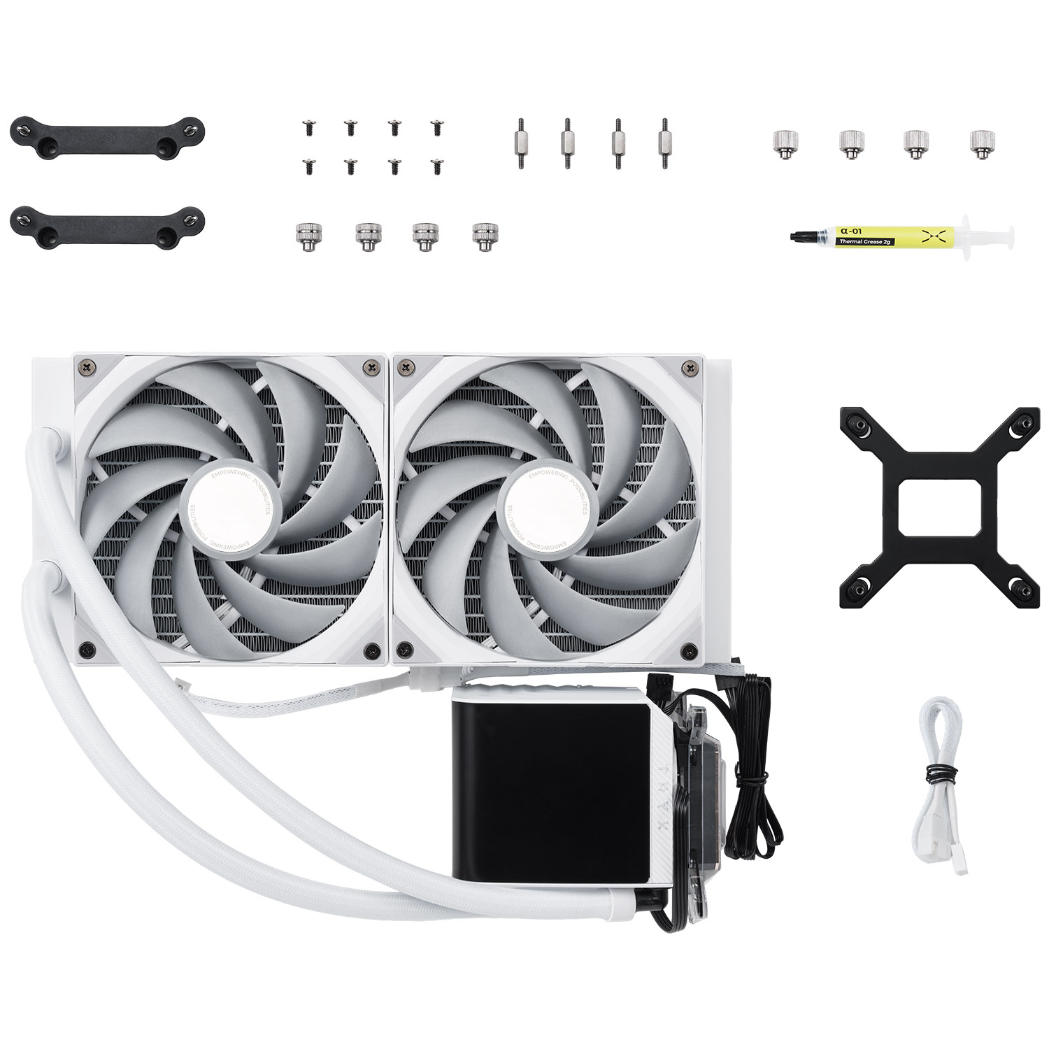 Tryx - TRYX PANORAMA 280mm AIO Liquid Cooler White