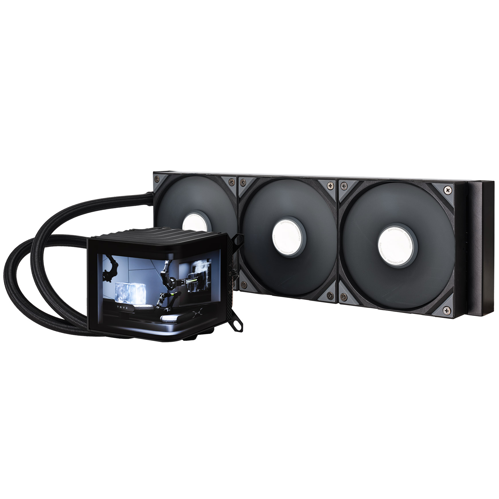 Tryx - TRYX PANORAMA 360mm AIO Liquid Cooler Black