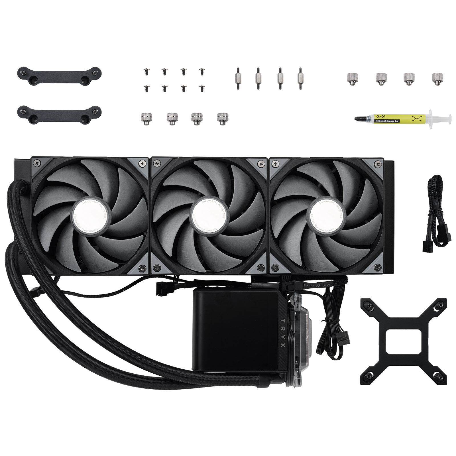 Tryx - TRYX PANORAMA 360mm AIO Liquid Cooler Black