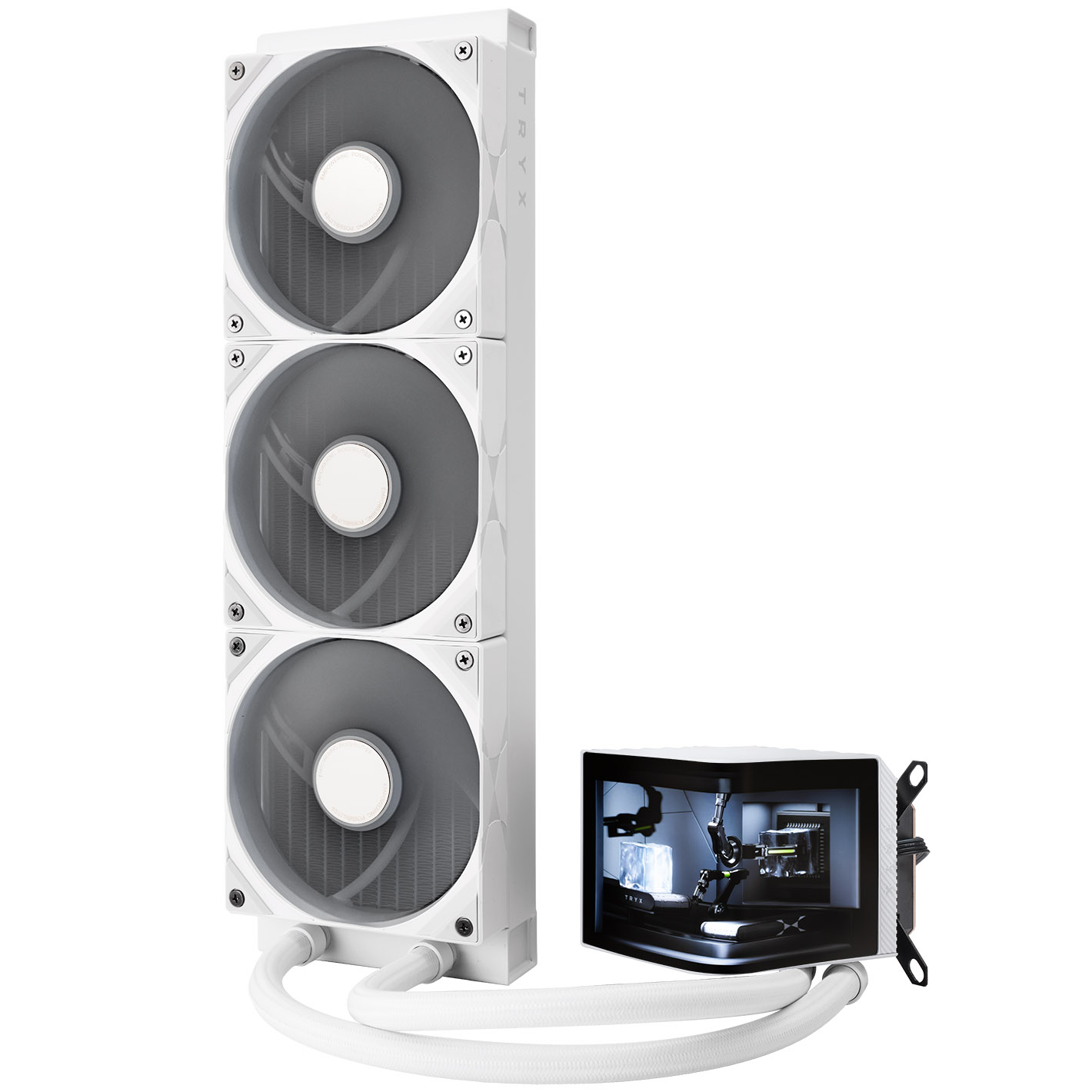 Tryx - TRYX PANORAMA 360mm AIO Liquid Cooler White