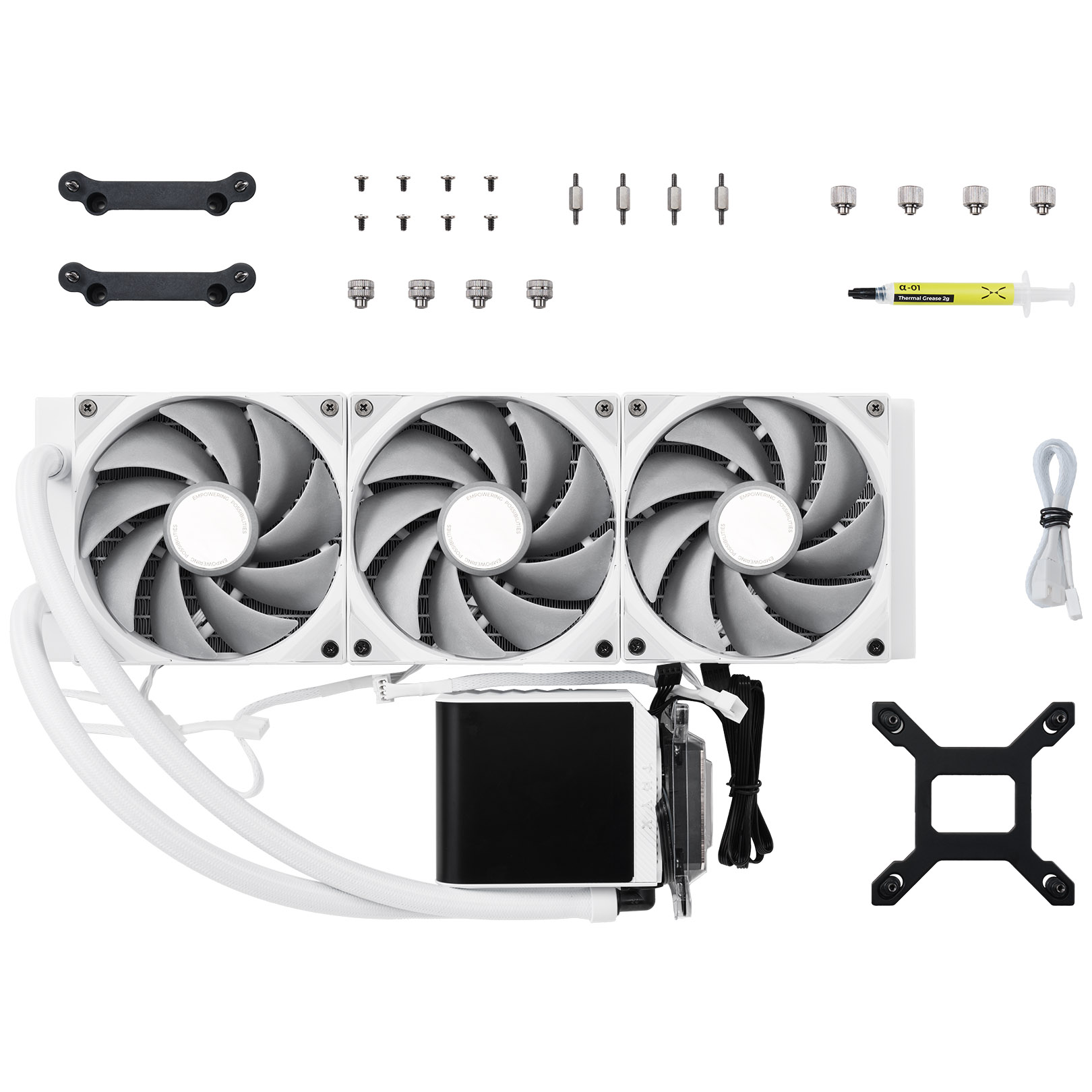 Tryx - TRYX PANORAMA 360mm AIO Liquid Cooler White