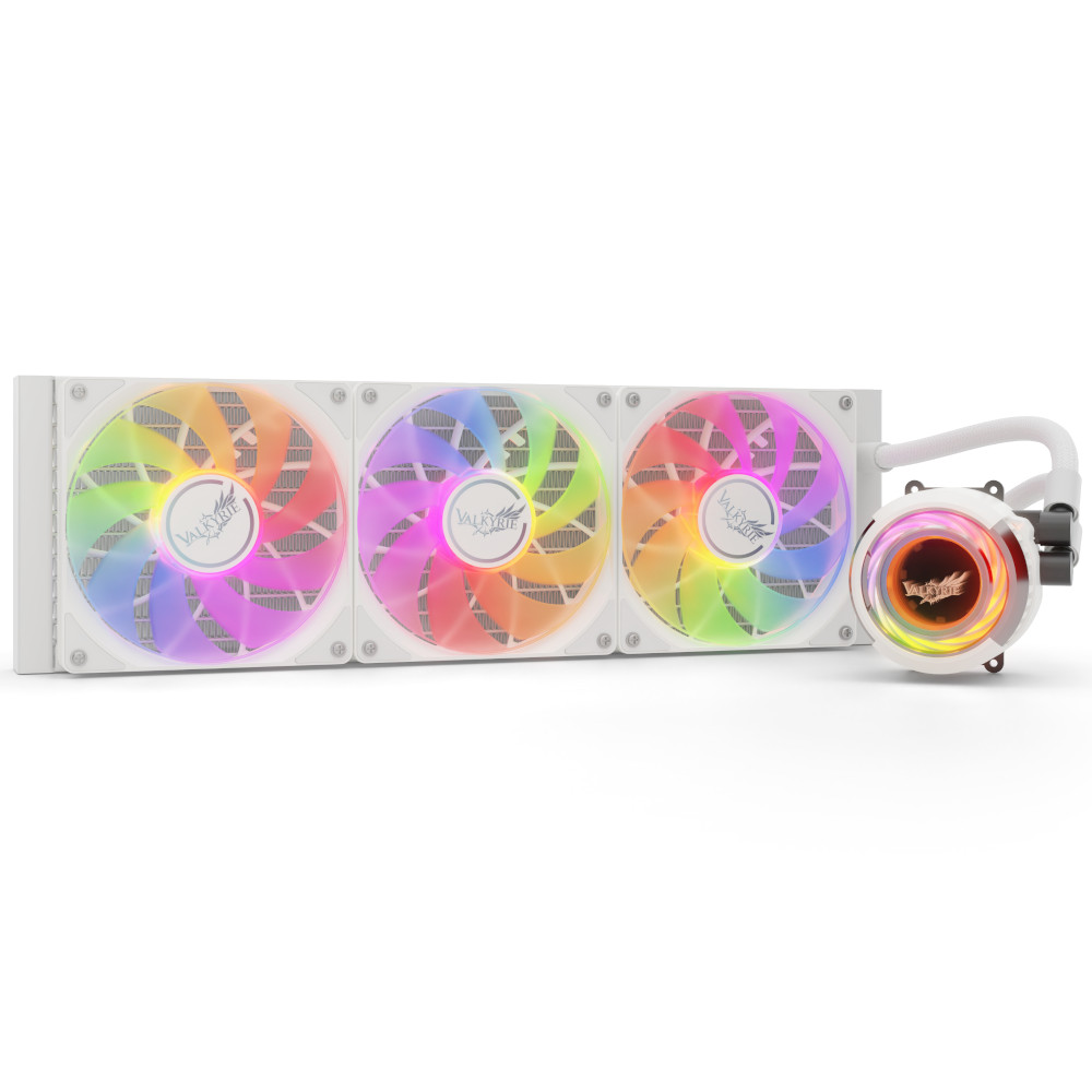 valkyrie - Valkyrie Jarn 360 ARGB White All In One CPU Water Cooler - 360mm