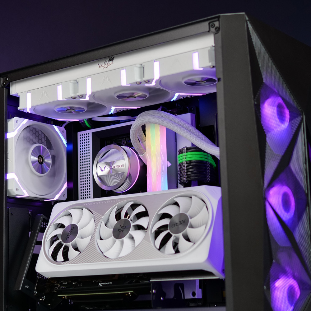 valkyrie - Valkyrie  Dragonfang 360 ARGB White All In One CPU Water Cooler - 360mm