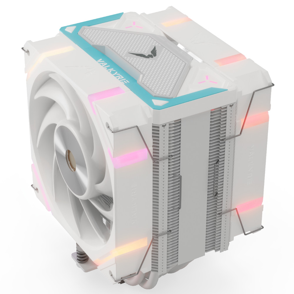 valkyrie - Valkyrie  Vind SL125 White ARGB CPU Air Cooler - 120mm