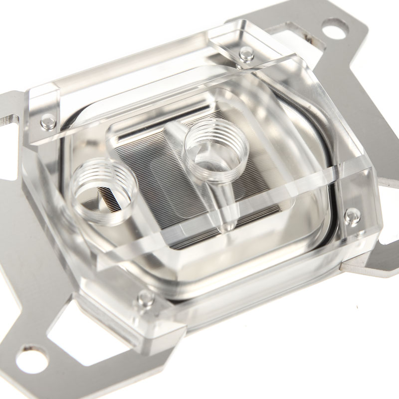 Watercool - Watercool HEATKILLER® IV PRO AM4/AM5 CPU Water Block - Acrylic Clean