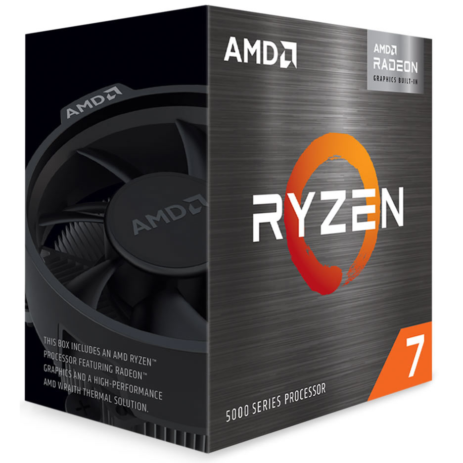 AMD Ryzen 7 5700G Eight Core 3.8GHz (Socket AM4) APU with RX Vega Graphics - Retail