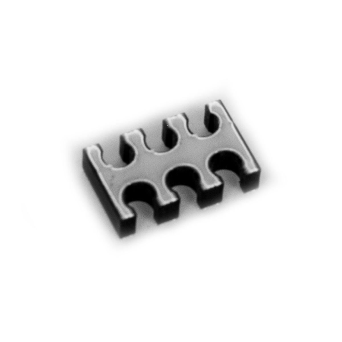 TechForge 6 Slot Cable Comb (Small) 3mm - Black