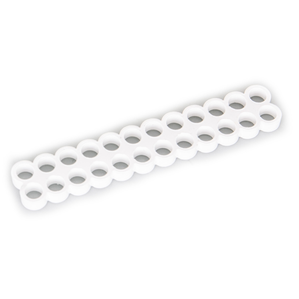 TechForge 24 Slot Stealth Cable Comb - White