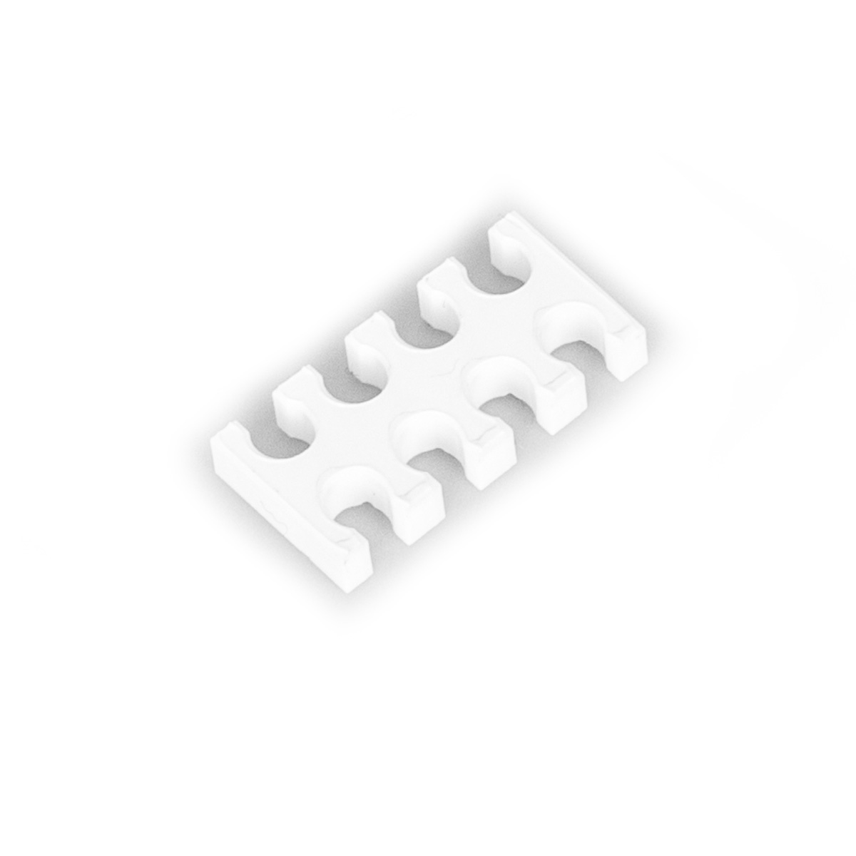 TechForge 8 Slot Cable Comb (Small) 3mm - White