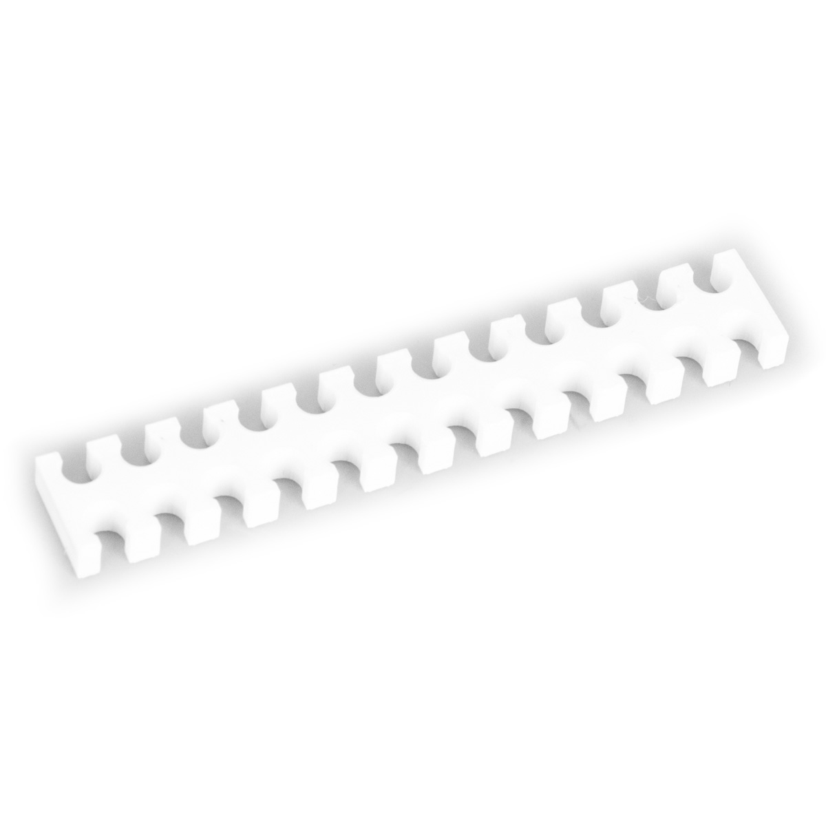 TechForge 24 Slot Cable Comb (Small) 3mm - White